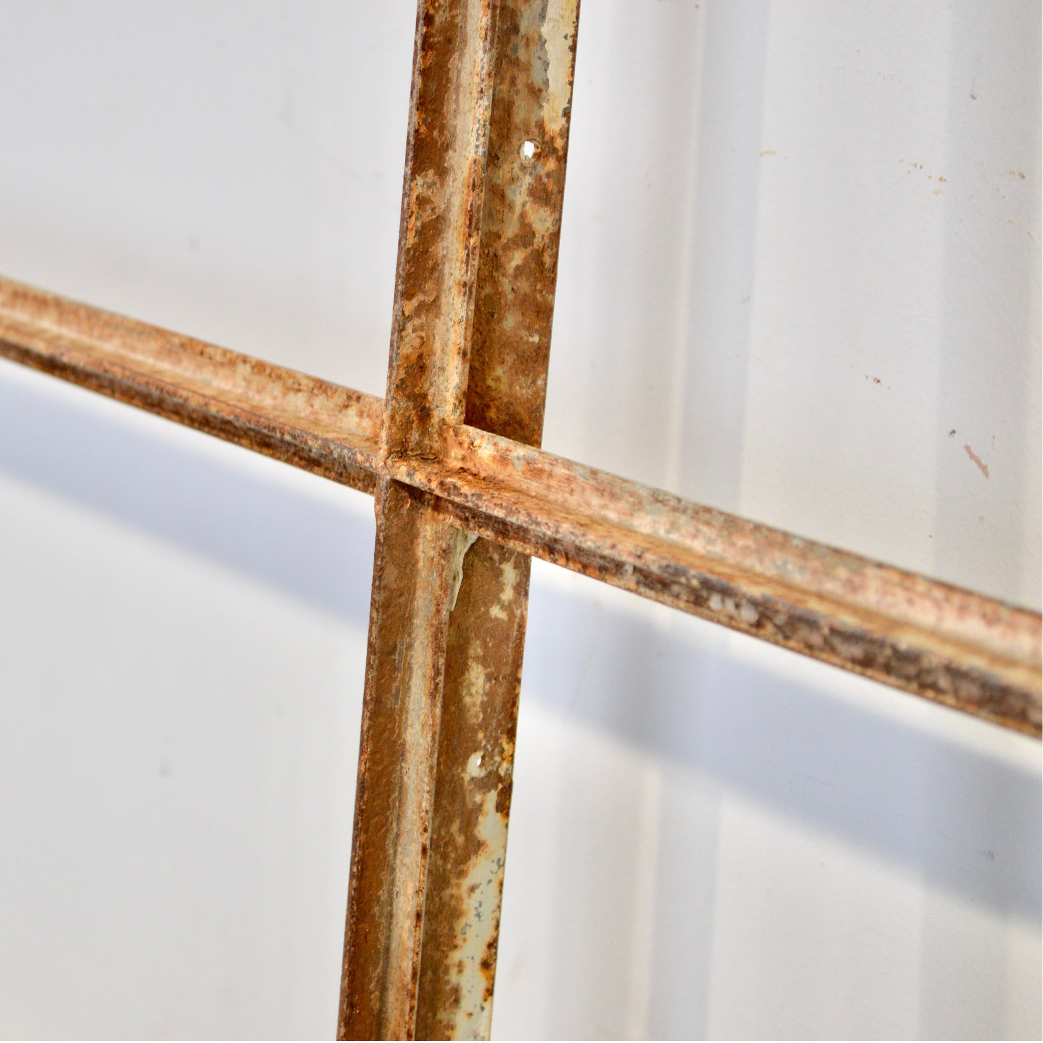 Large 8-Foot Steel Factory Window – 12 Lite | Salvaged Industrial Frame