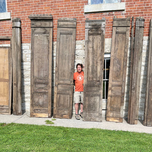 19th Century French Oak Armoire Panels And Doors - Salvage-Garden