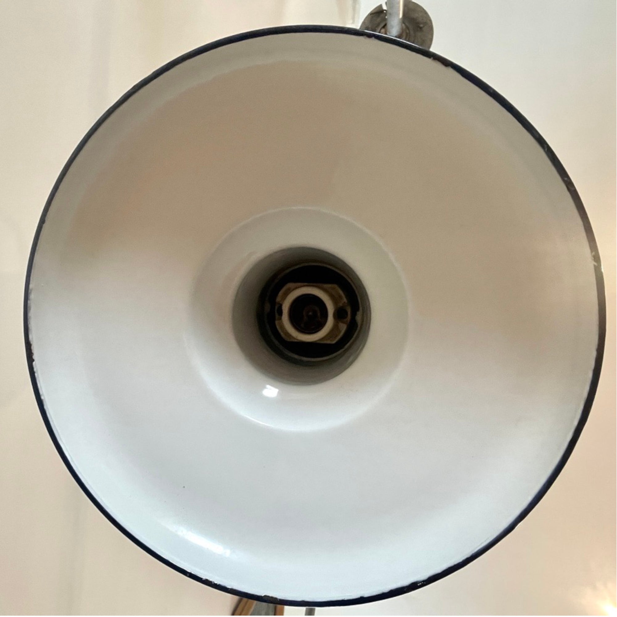 Timeless Design Vintage Benjamin Enamel Pendant Lights - Pair