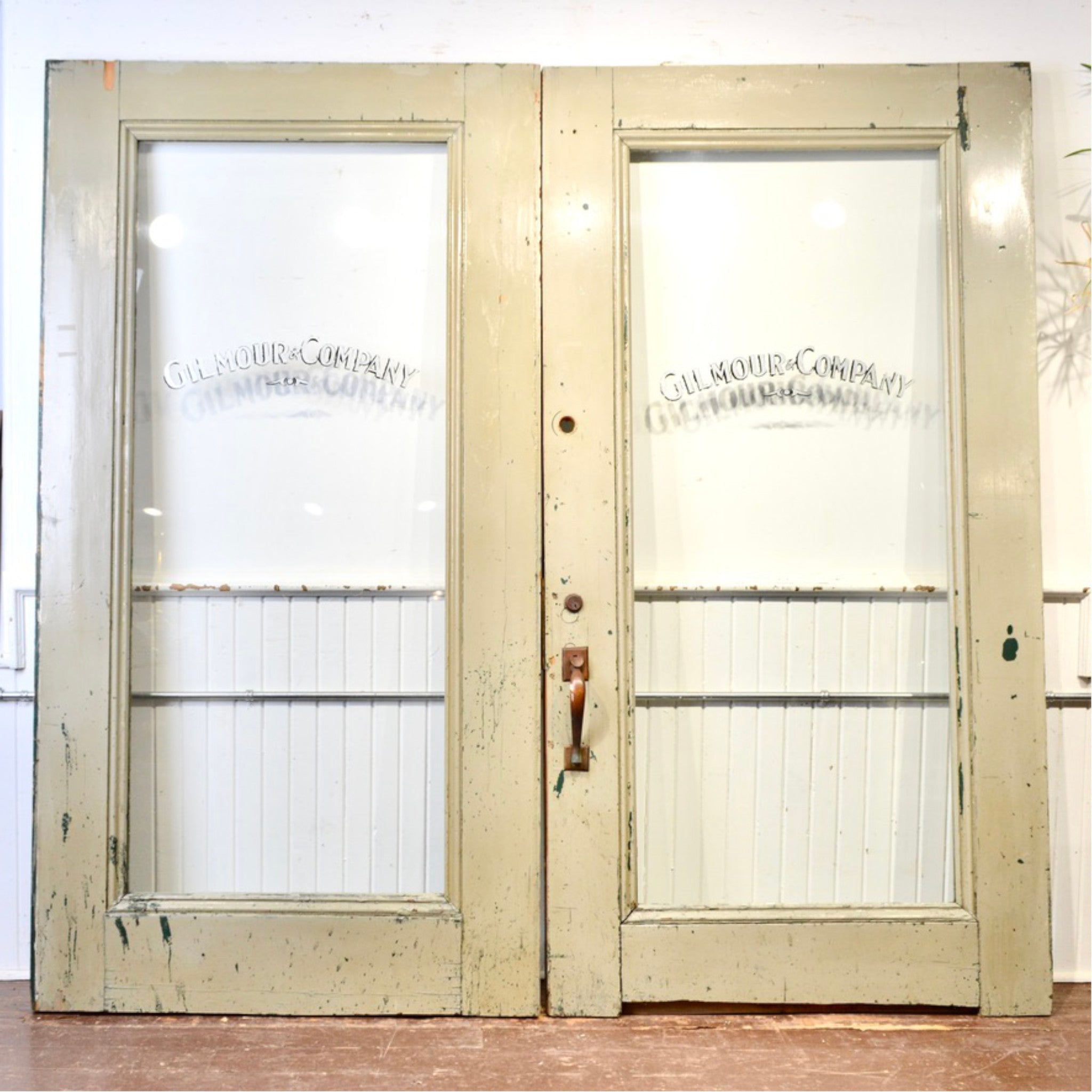 Oversized Glazed Mercantile Doors – Gilmour & Company, Brockville ON (1870–1956)
