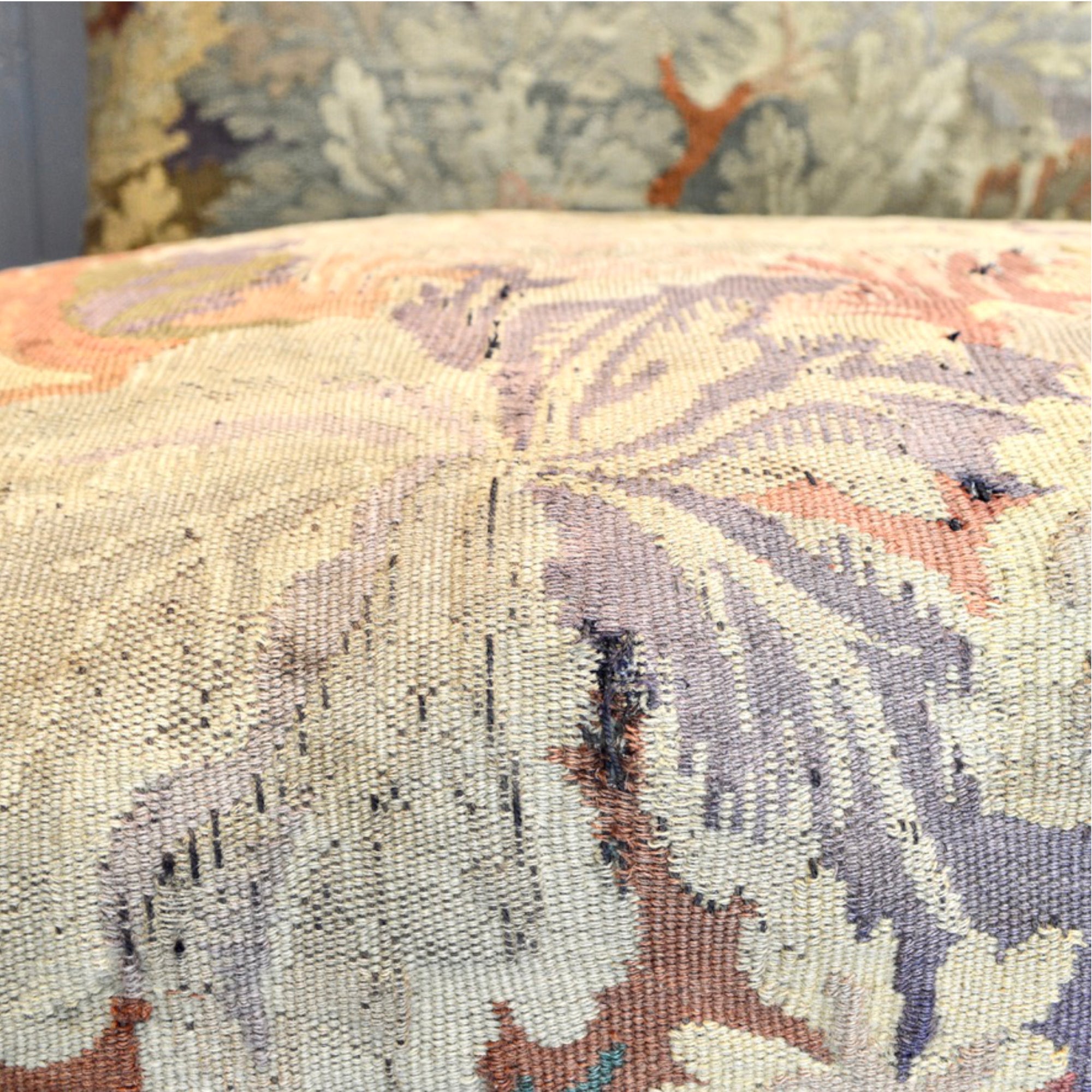 French Louis XV Revival Settee with Aubusson Tapestry, c. 1860–1890