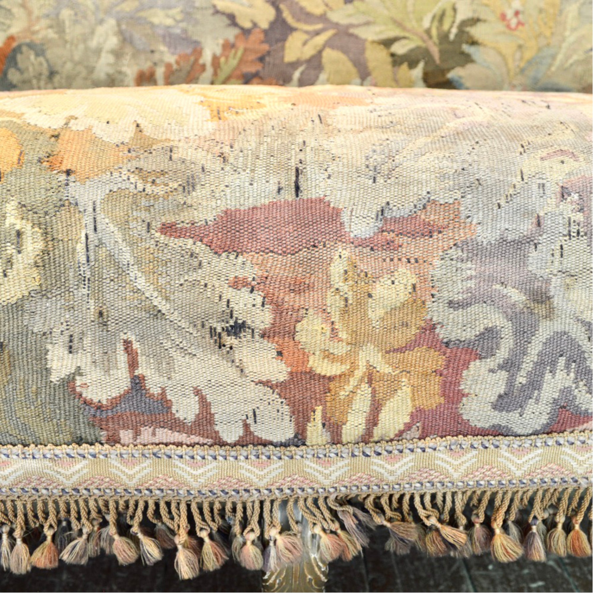 French Louis XV Revival Settee with Aubusson Tapestry, c. 1860–1890