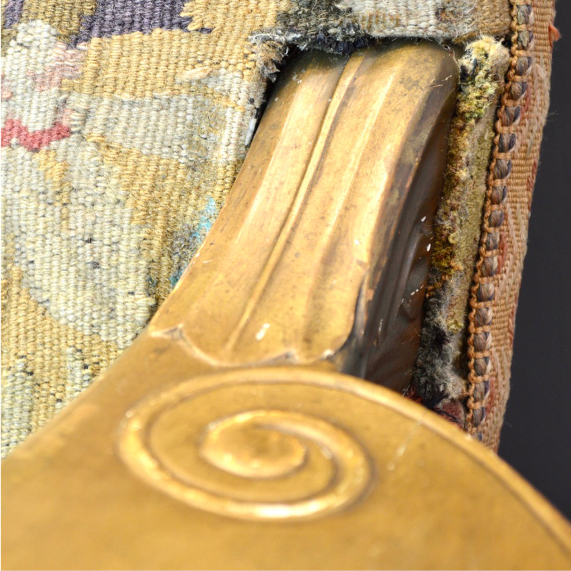 French Louis XV Revival Settee with Aubusson Tapestry, c. 1860–1890