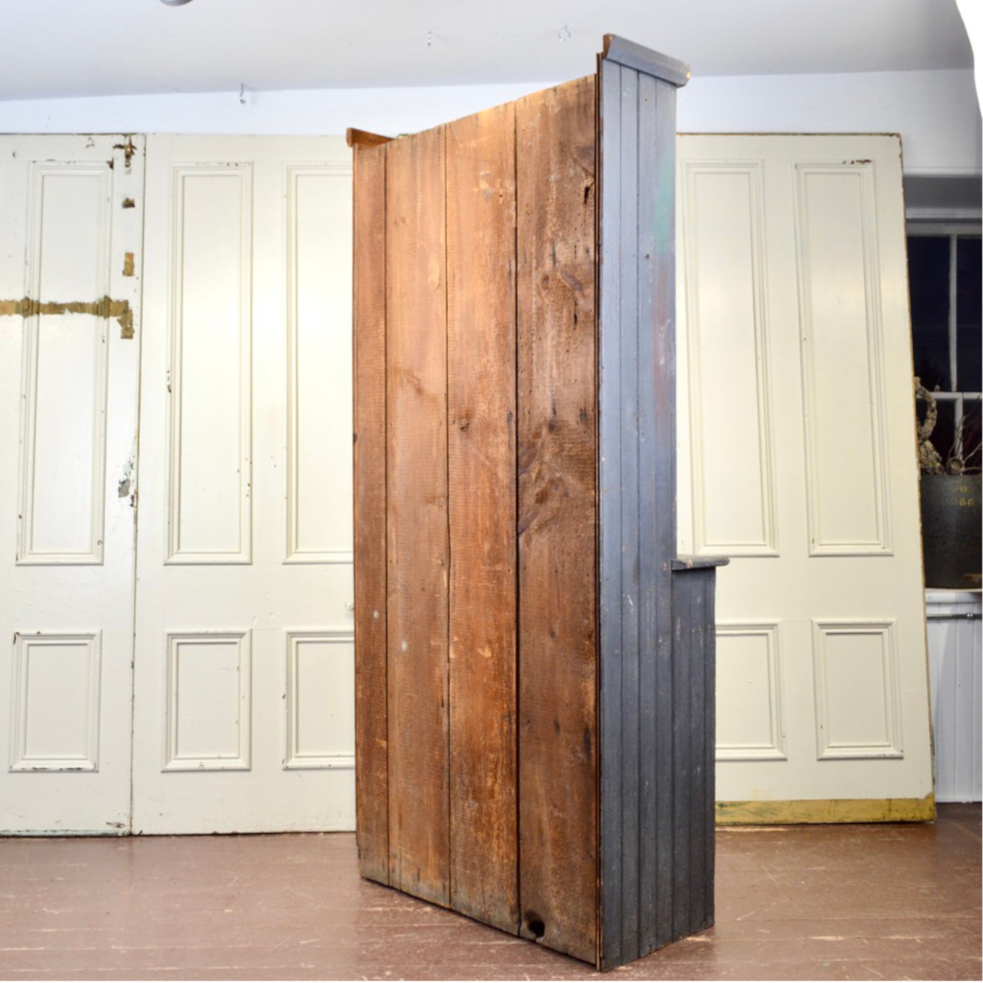 Antique Country Farmhouse Kitchen Cupboard - Handcrafted in Eastern Ontario, Circa 1890