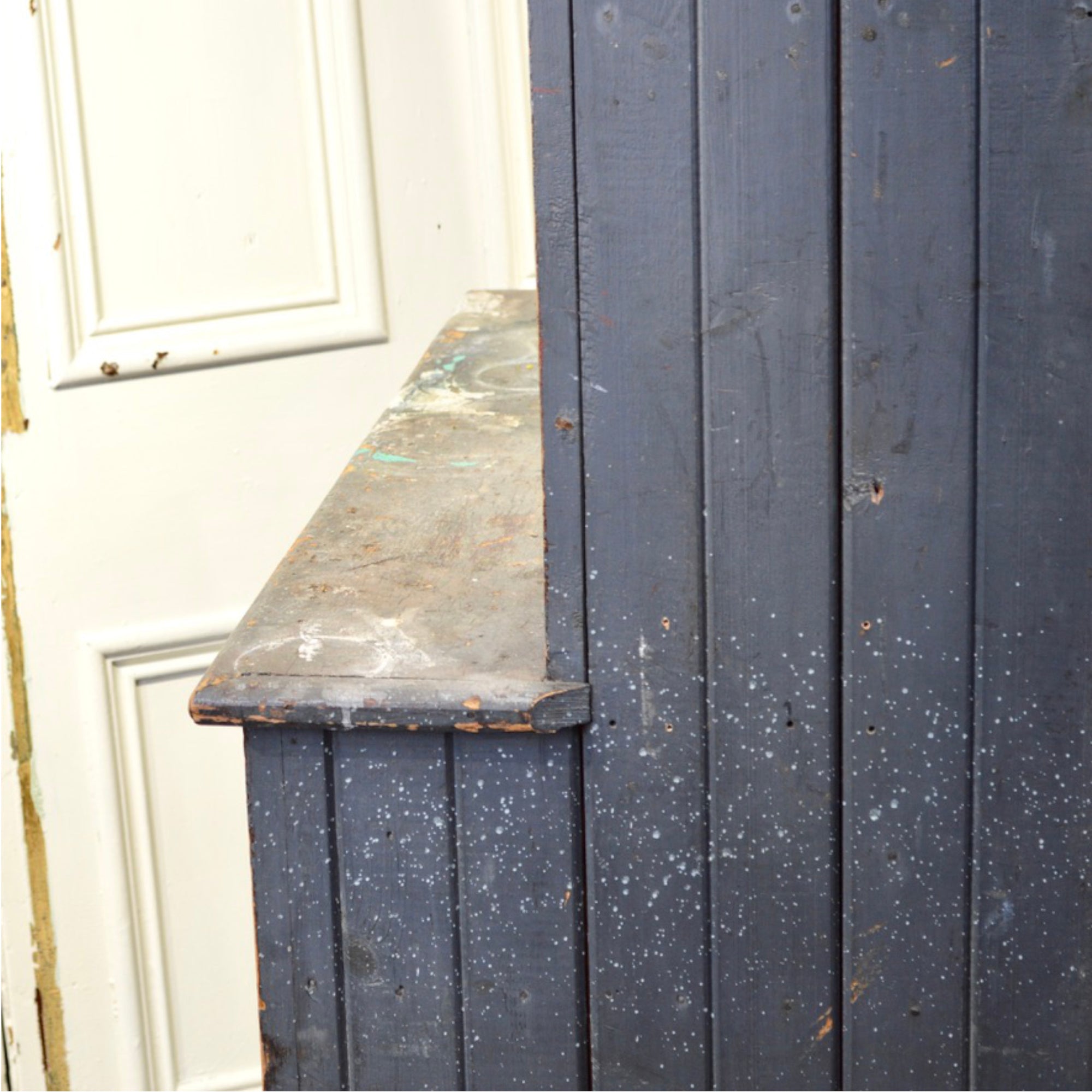 Antique Country Farmhouse Kitchen Cupboard - Handcrafted in Eastern Ontario, Circa 1890