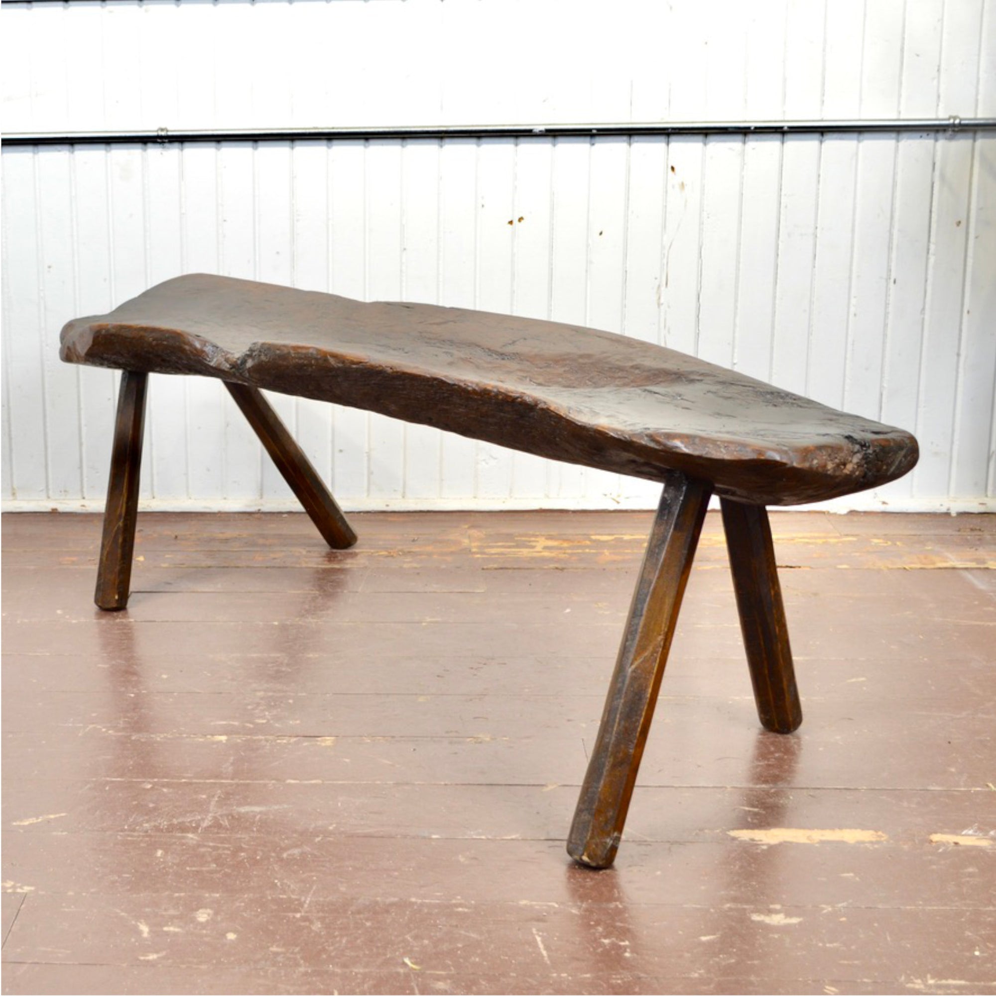 Rustic Hardwood Bench