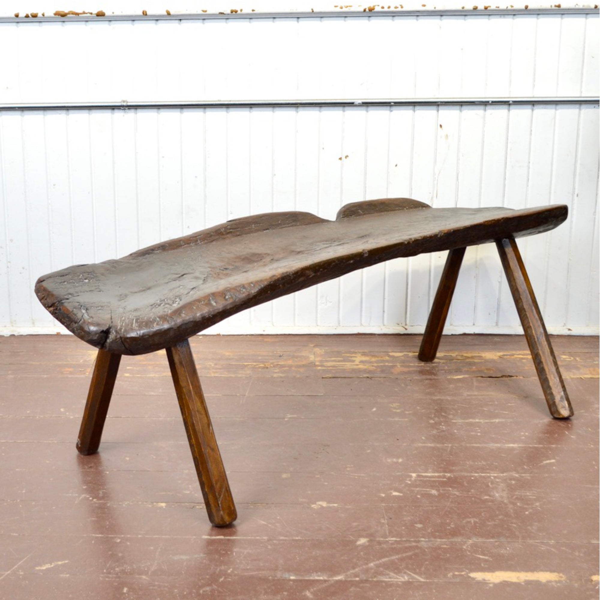 Rustic Hardwood Bench