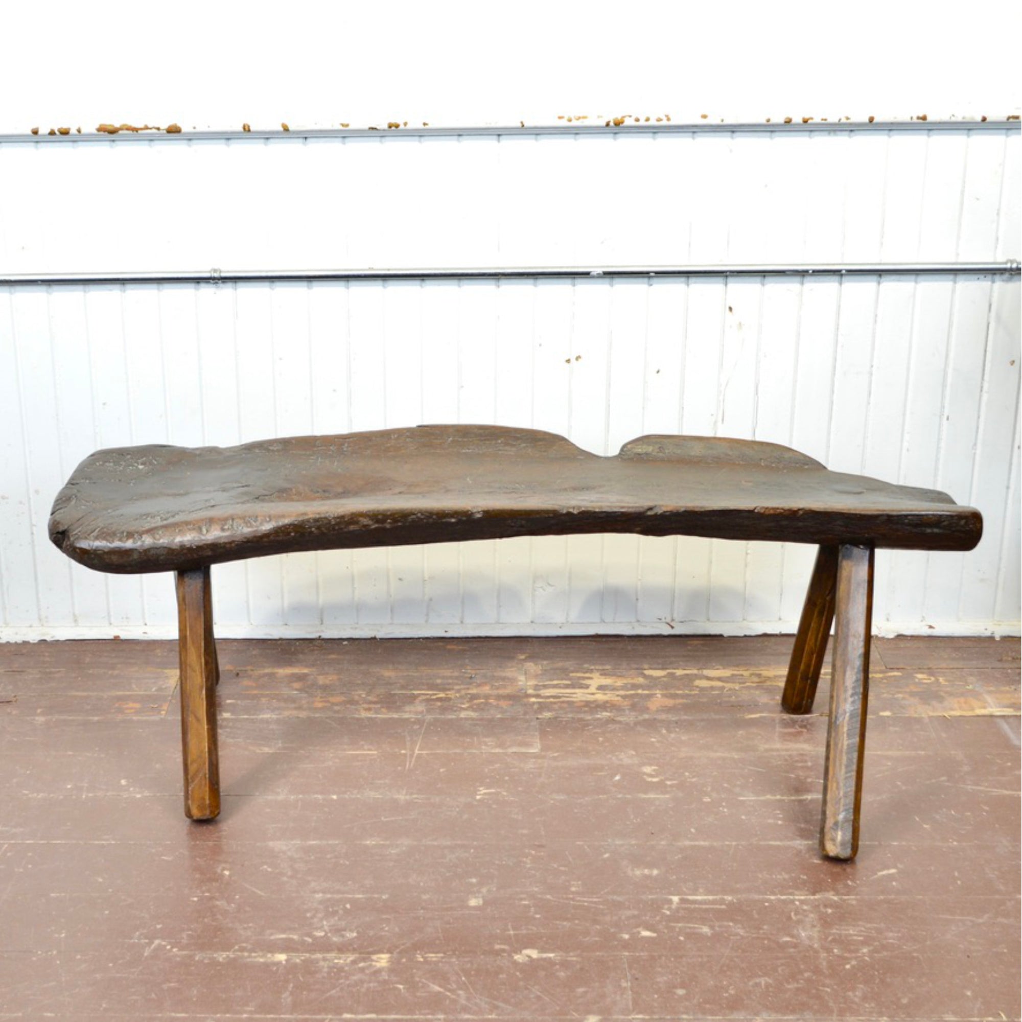 Rustic Hardwood Bench