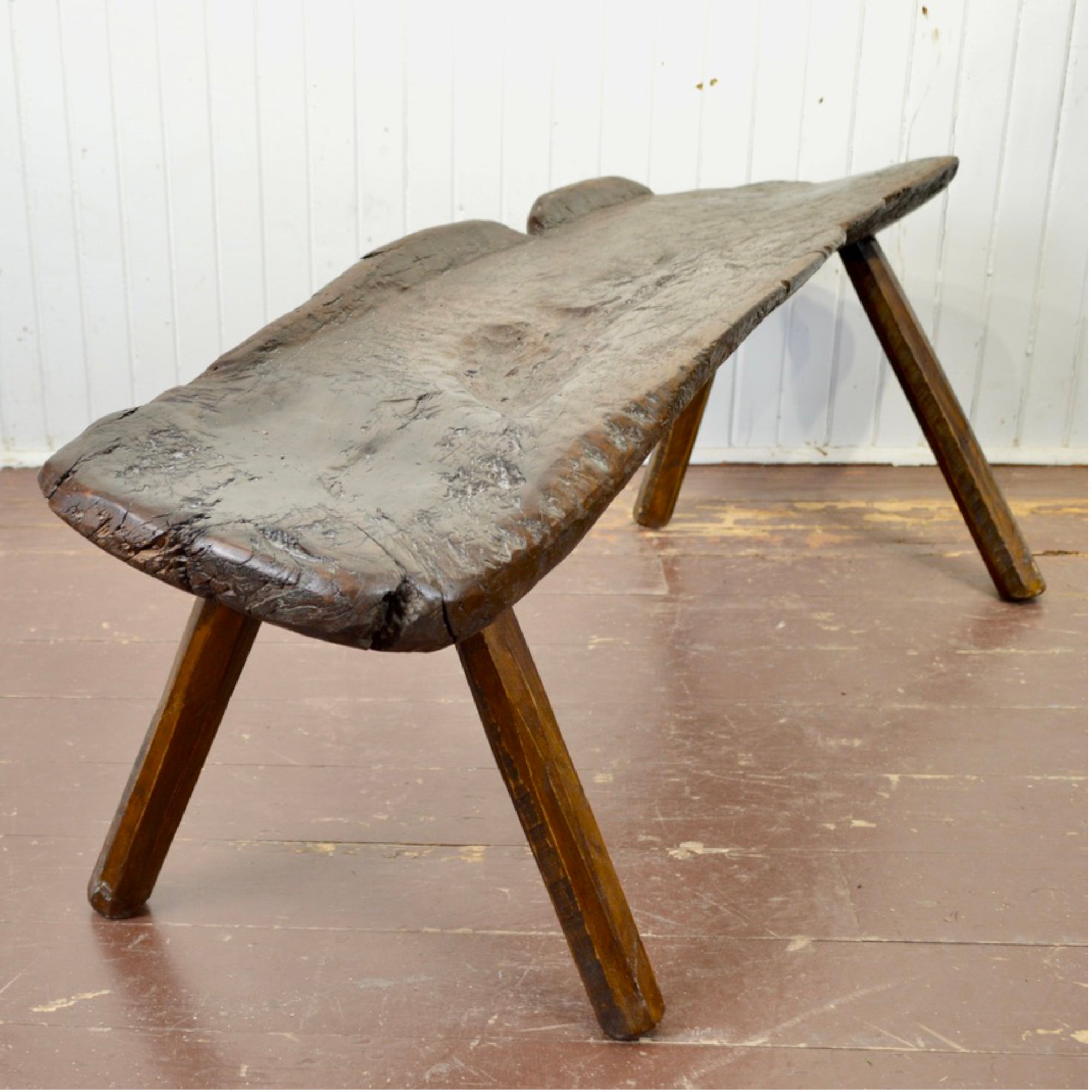 Rustic Hardwood Bench