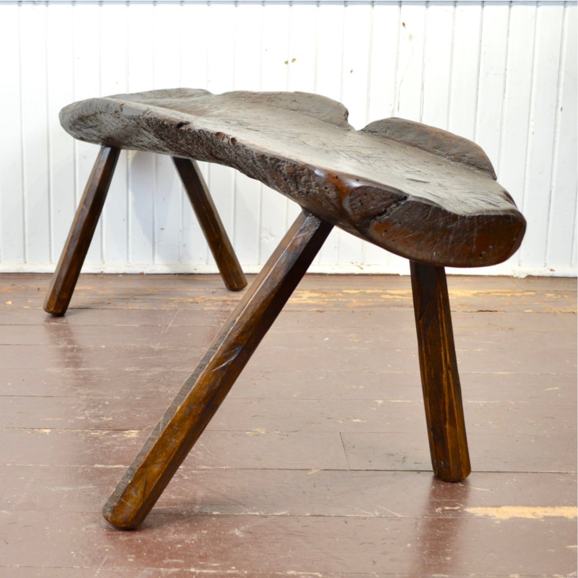 Rustic Hardwood Bench