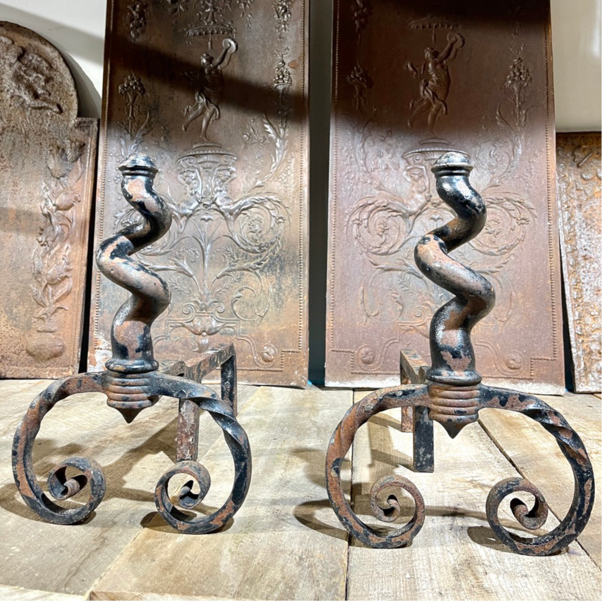 Arts & Crafts Andirons