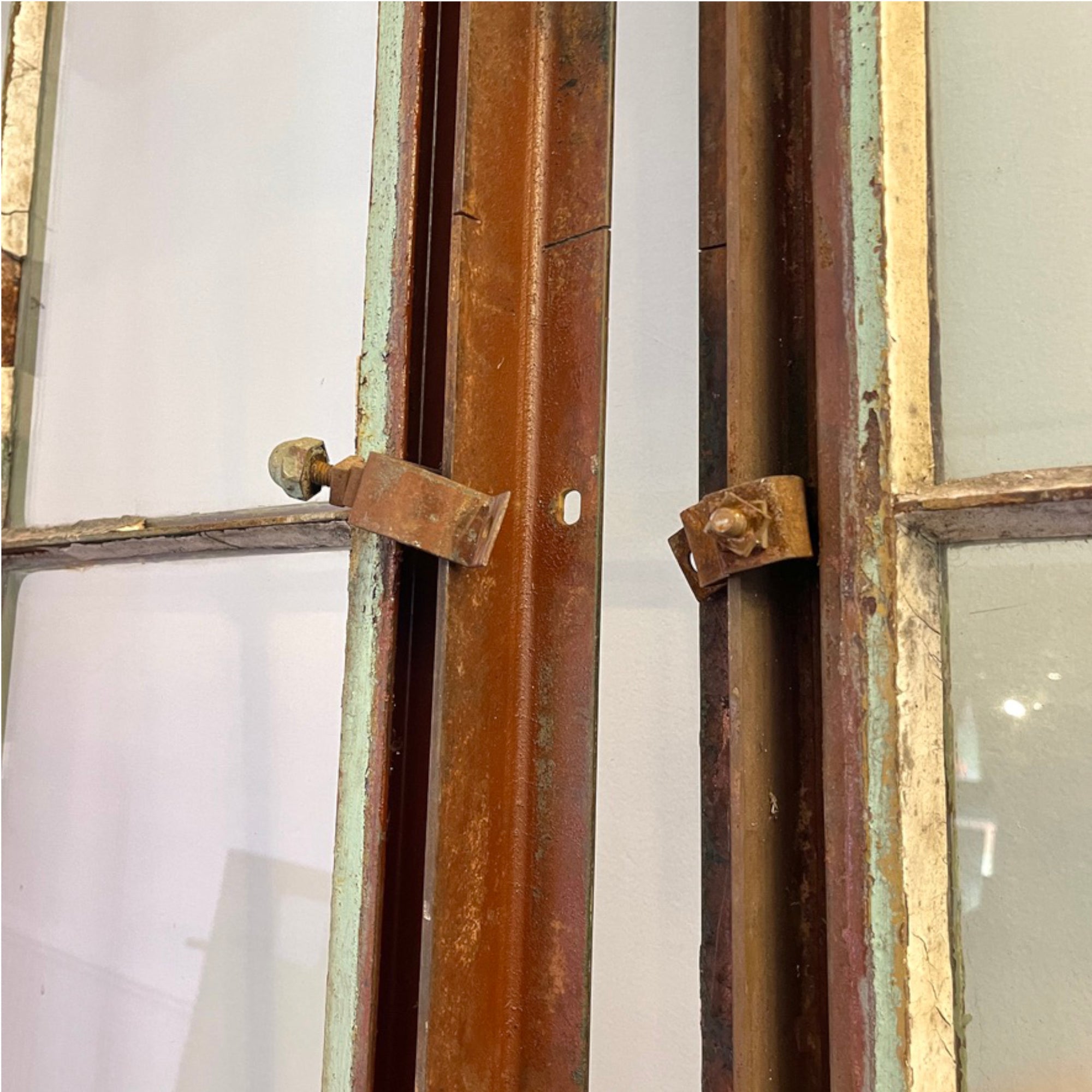 Rare Salvaged Steel Frame Windows From An Early 1900s Eastern Ontario Public Works Building