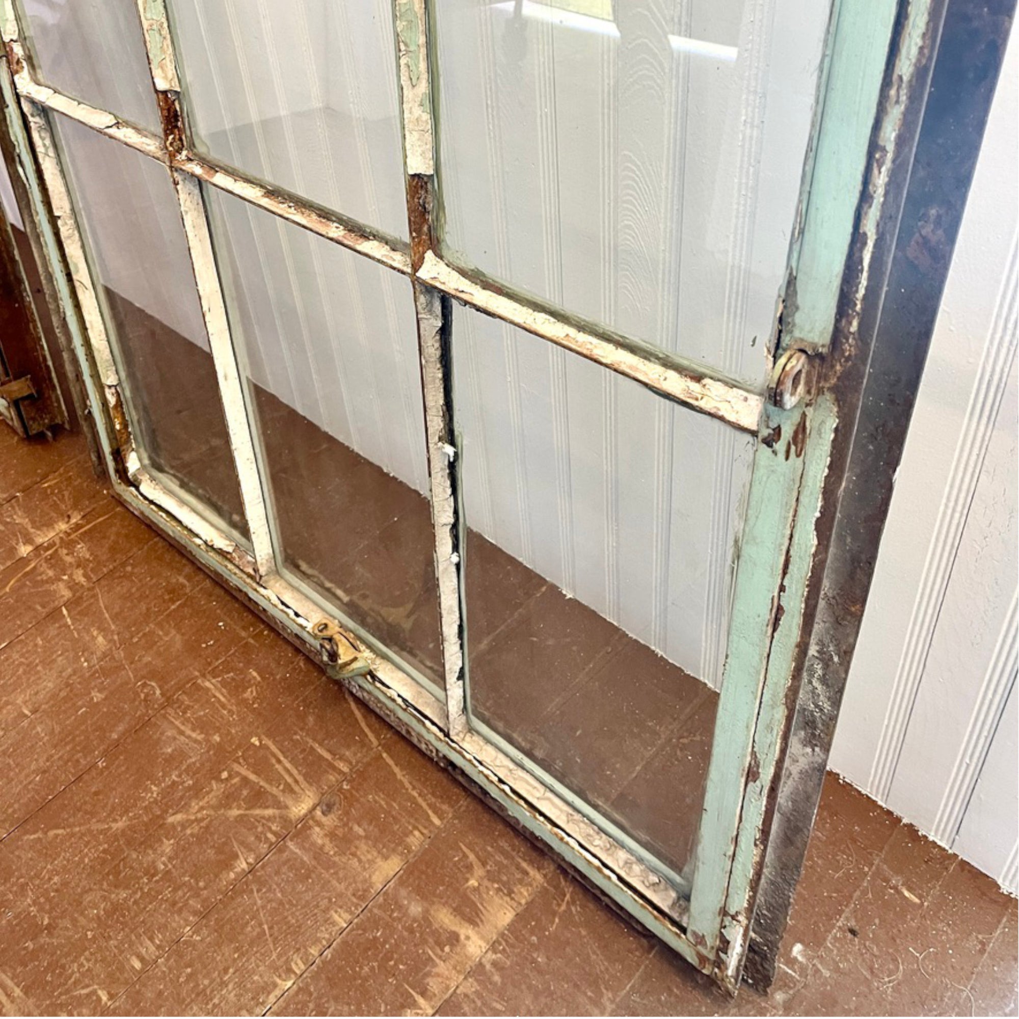 Rare Salvaged Steel Frame Windows From An Early 1900s Eastern Ontario Public Works Building
