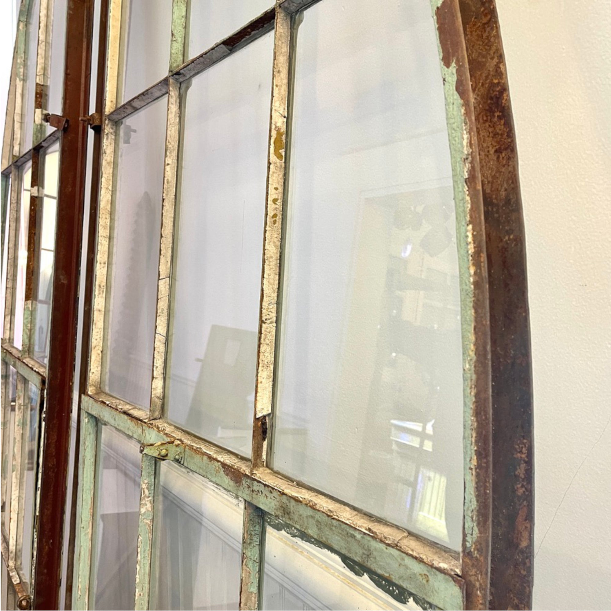 Rare Salvaged Steel Frame Windows From An Early 1900s Eastern Ontario Public Works Building