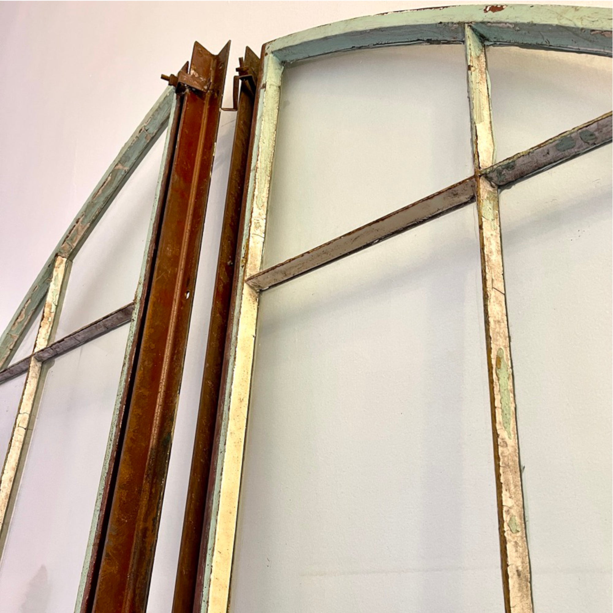 Rare Salvaged Steel Frame Windows From An Early 1900s Eastern Ontario Public Works Building