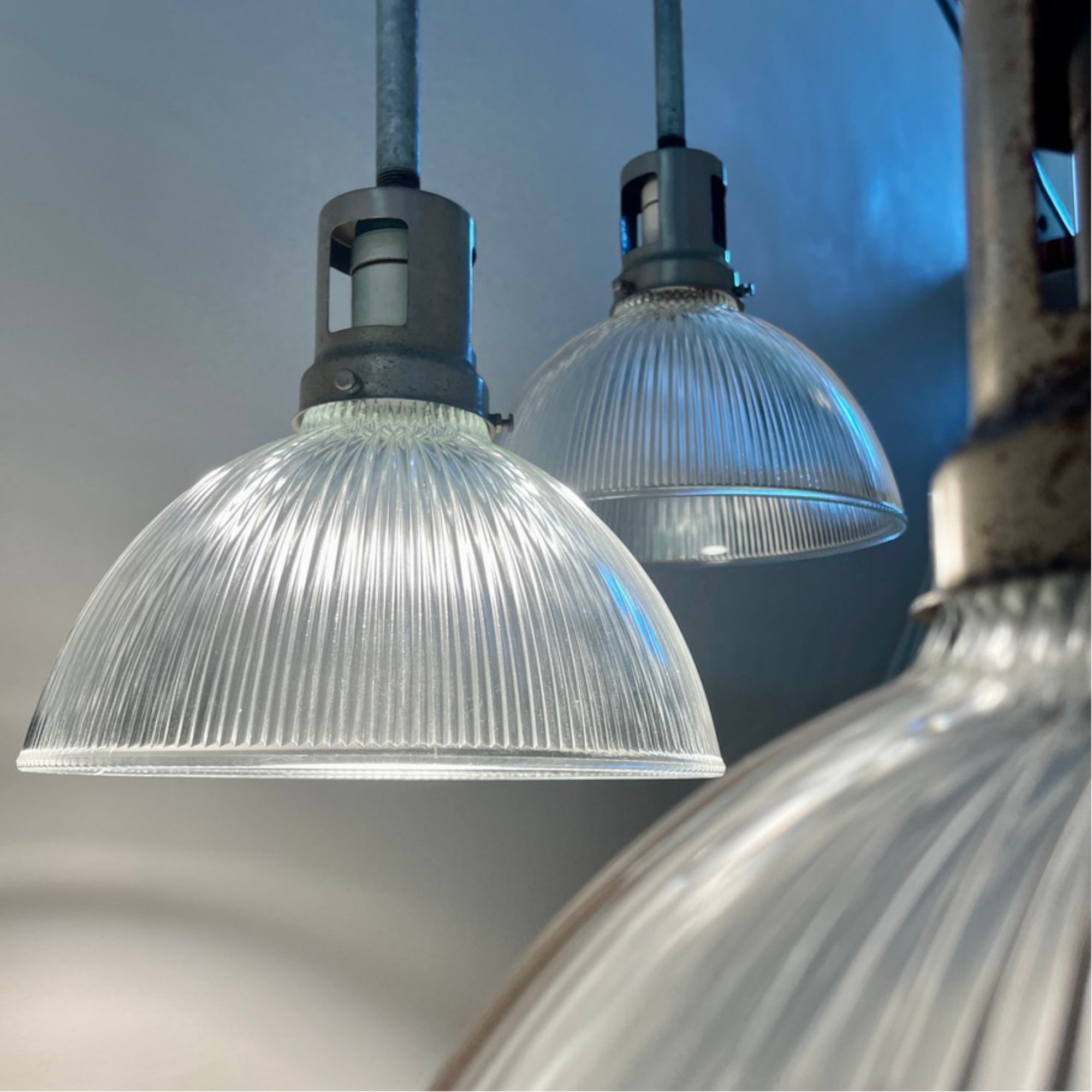 Vintage Holophane Industrial Lights
