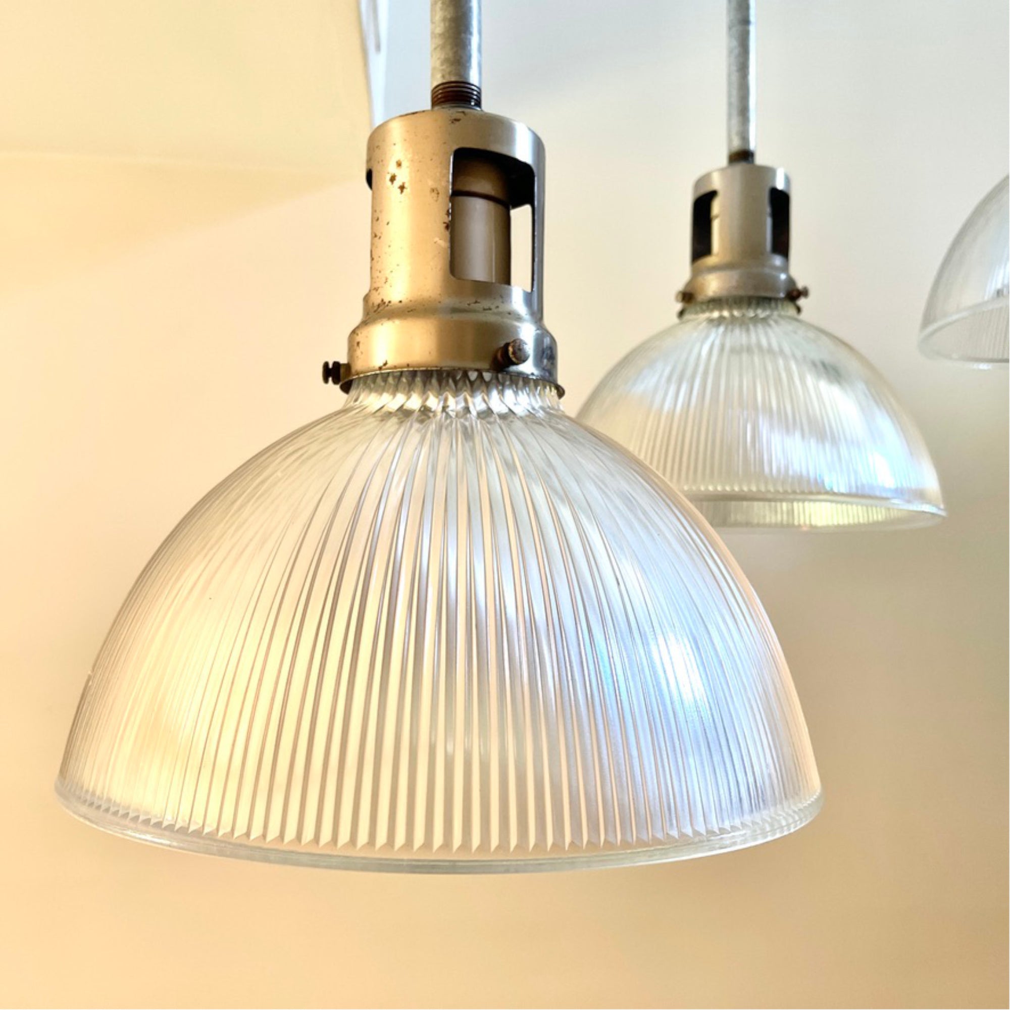 Vintage Holophane Industrial Lights