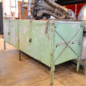 Vintage Industrial Steel Cabinet - Salvage-Garden