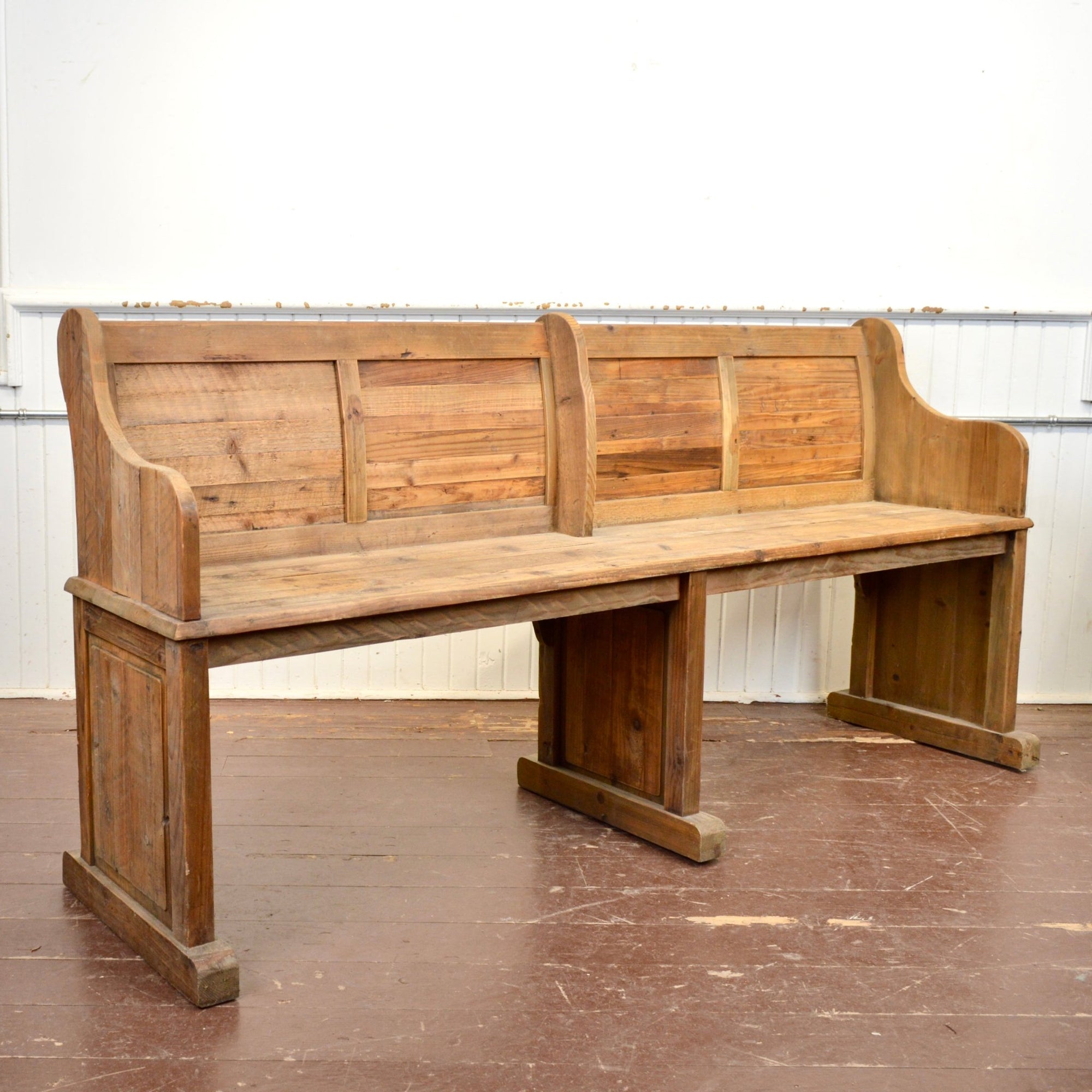 Vintage Pine Bench - Salvage-Garden