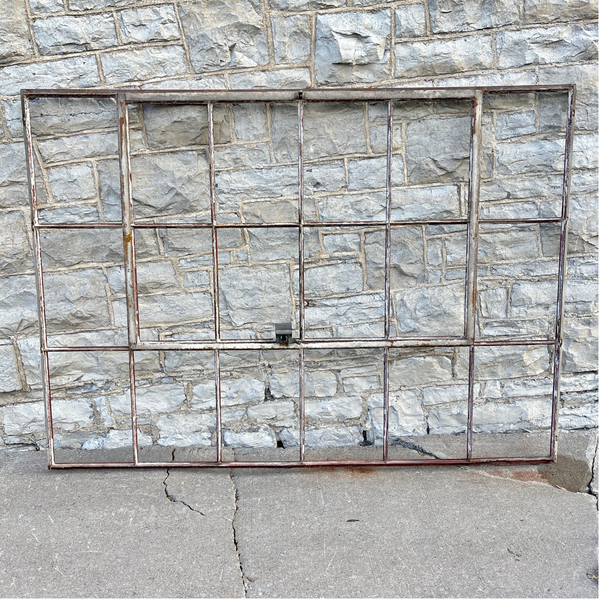 18 Lite Factory Windows With Ventilators - Salvage-Garden