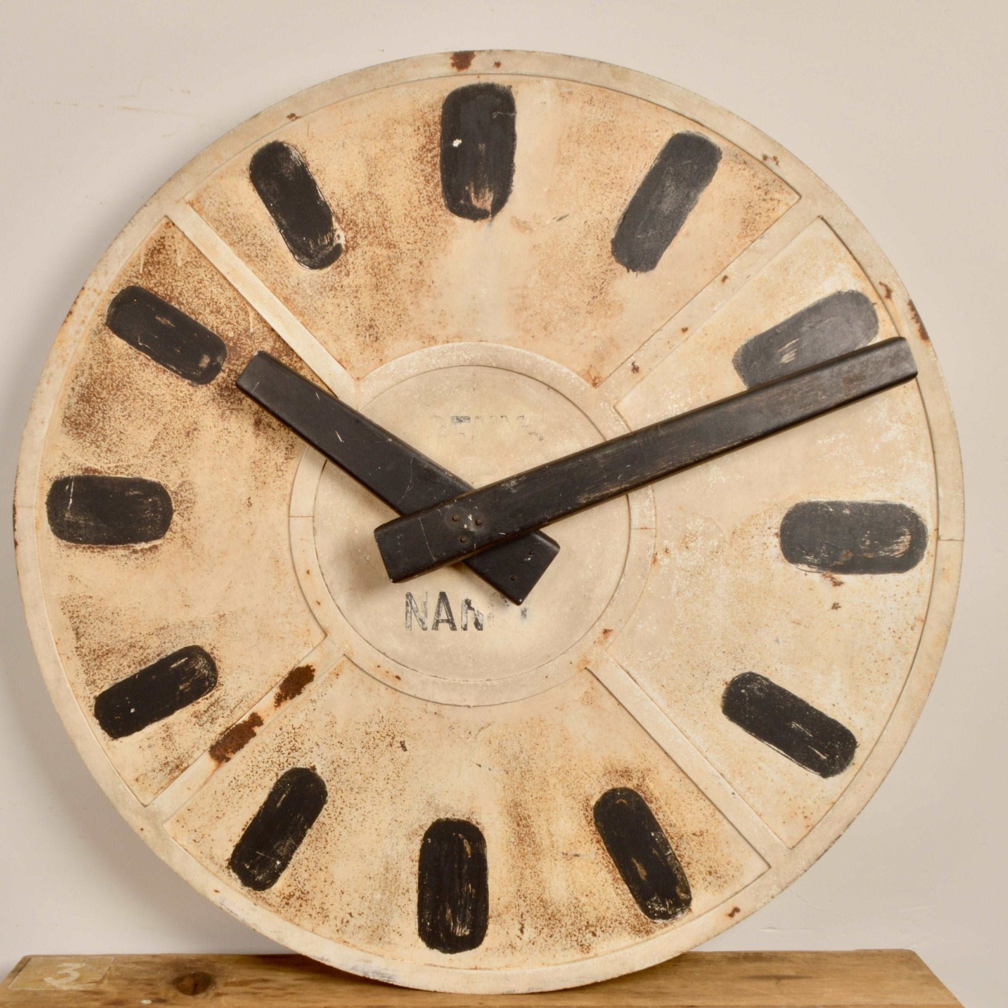 1900s French Large Clock Tower Face - Salvage-Garden