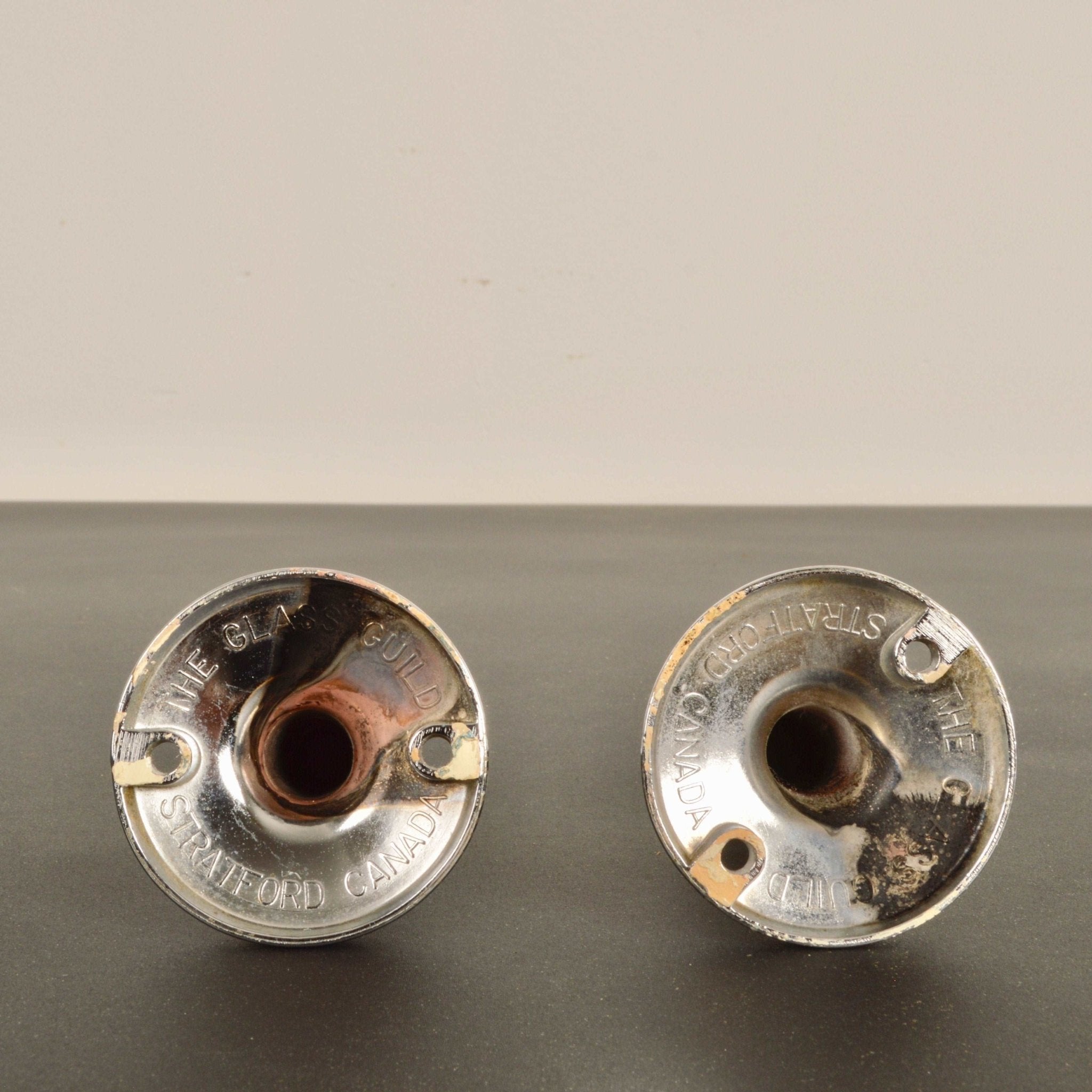 1950s Pair of Glass Rod Towel Bars - Salvage-Garden