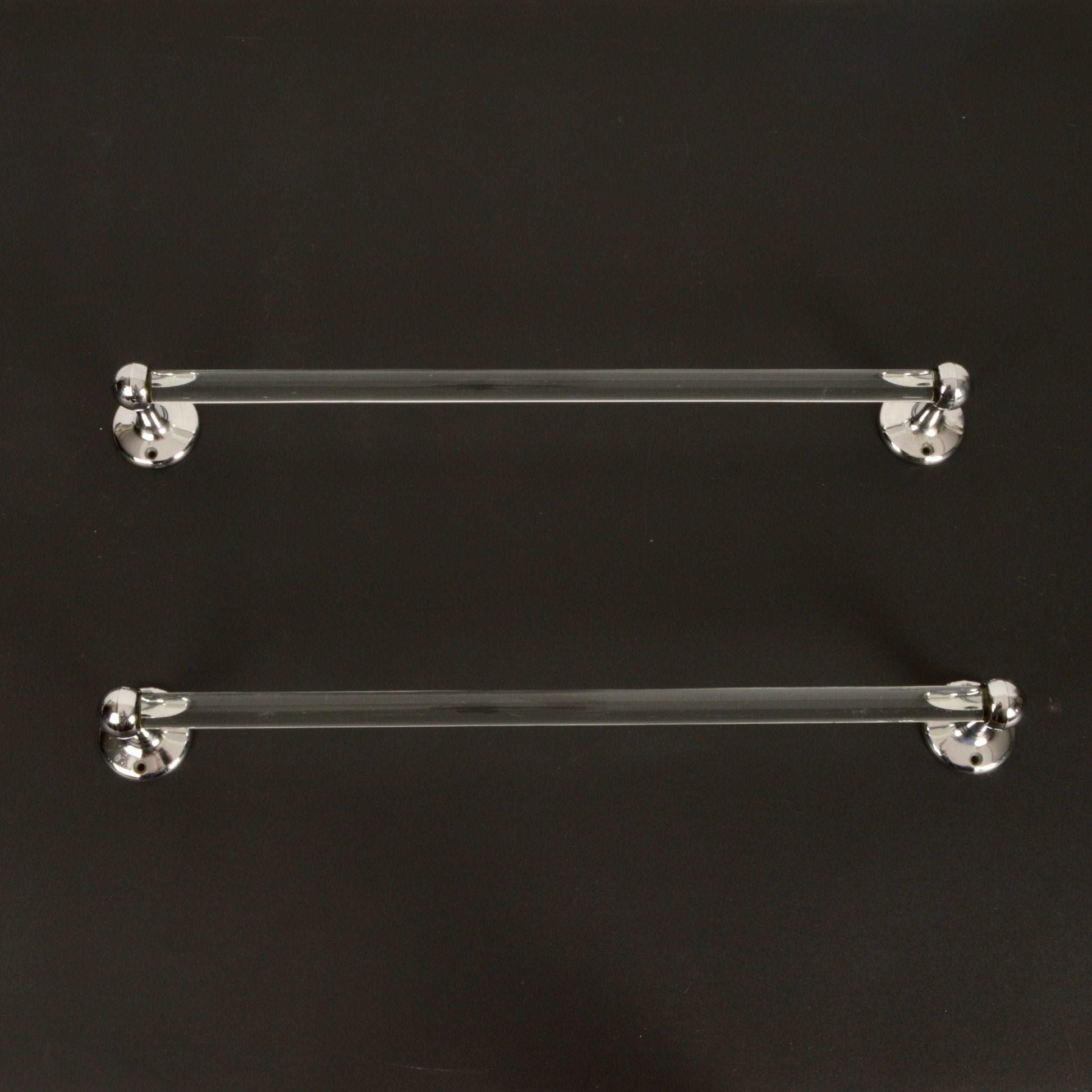 1950s Pair of Glass Rod Towel Bars - Salvage-Garden