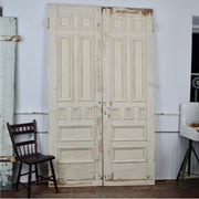 19th Century 9 Panel Entry Doors - Salvage-Garden