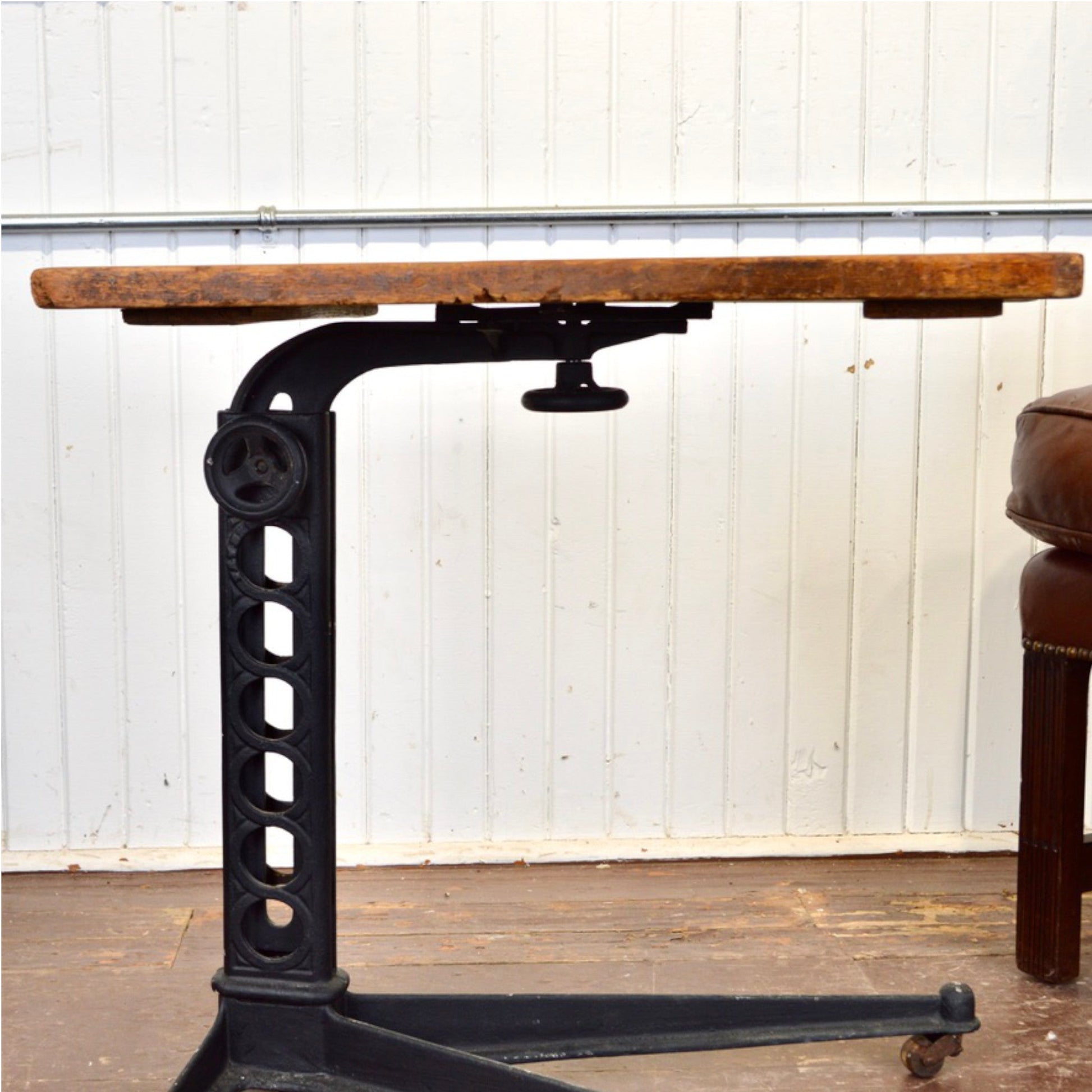 19th Century Cast Iron Reading Table - Salvage-Garden