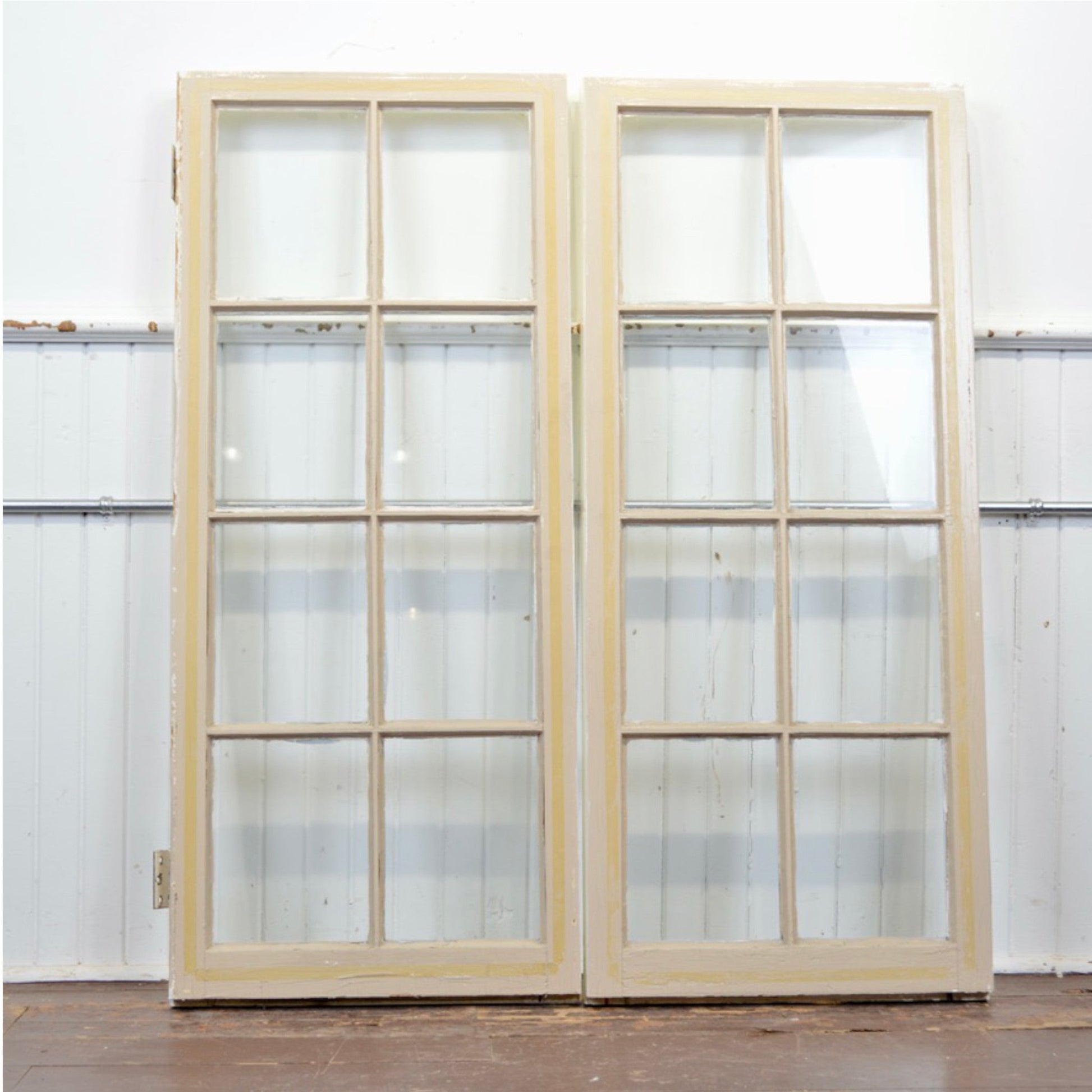 8 Lite Wood Frame Windows - Salvage-Garden
