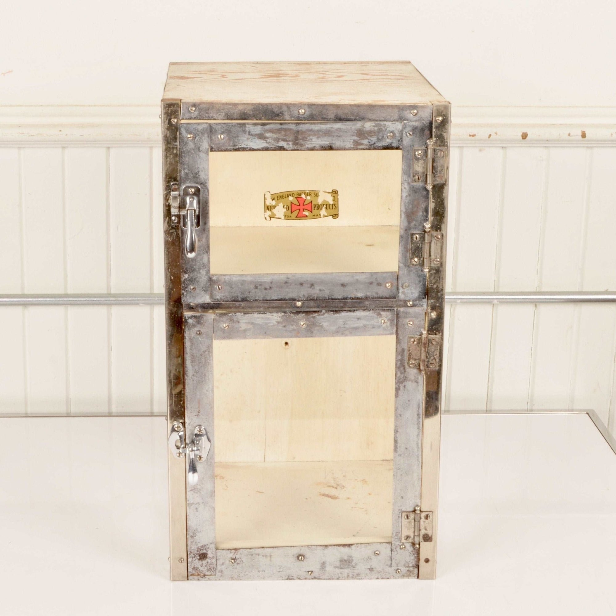 Antique Barber's Antiseptic Cabinet - Salvage-Garden