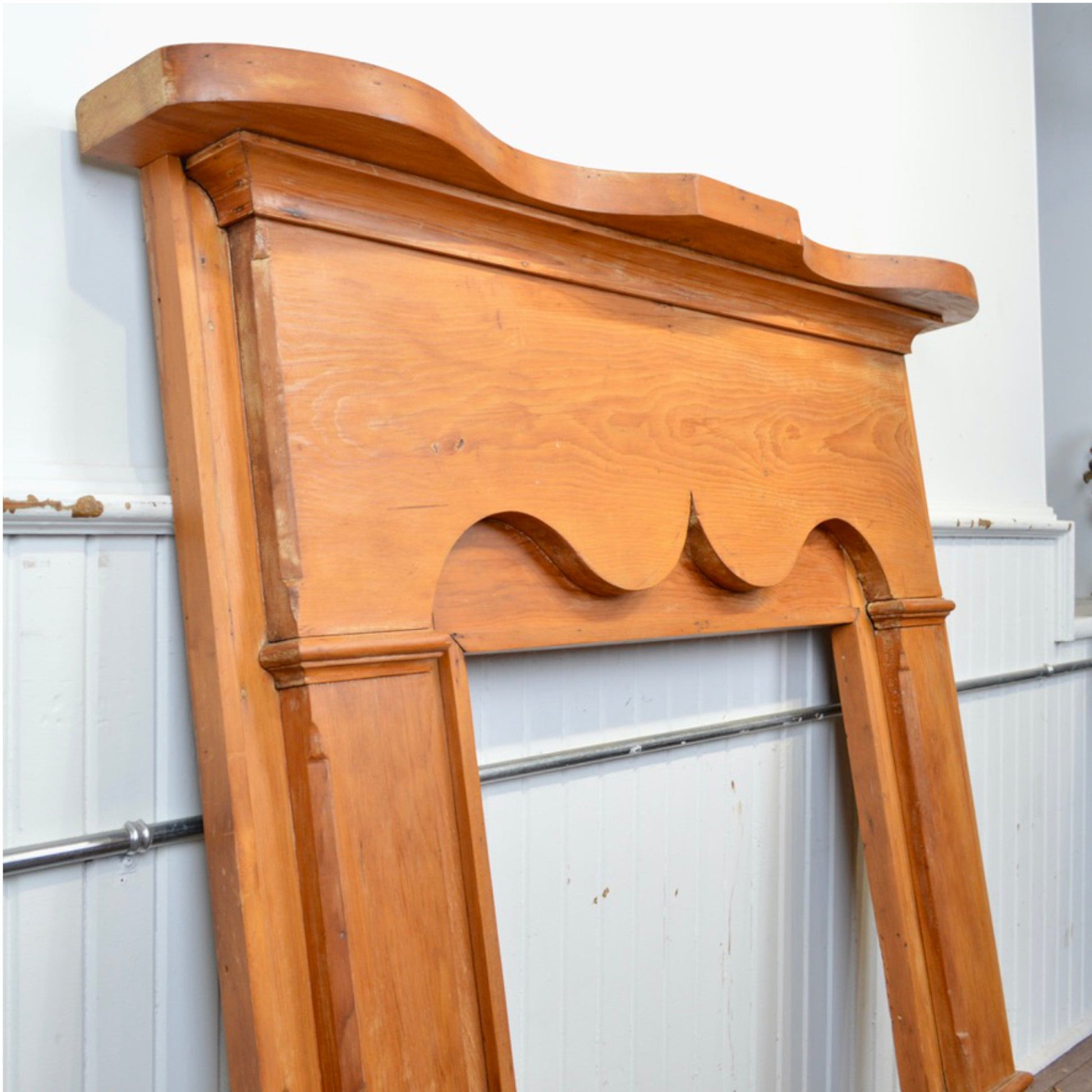 Antique Fireplace Mantel - Salvage-Garden