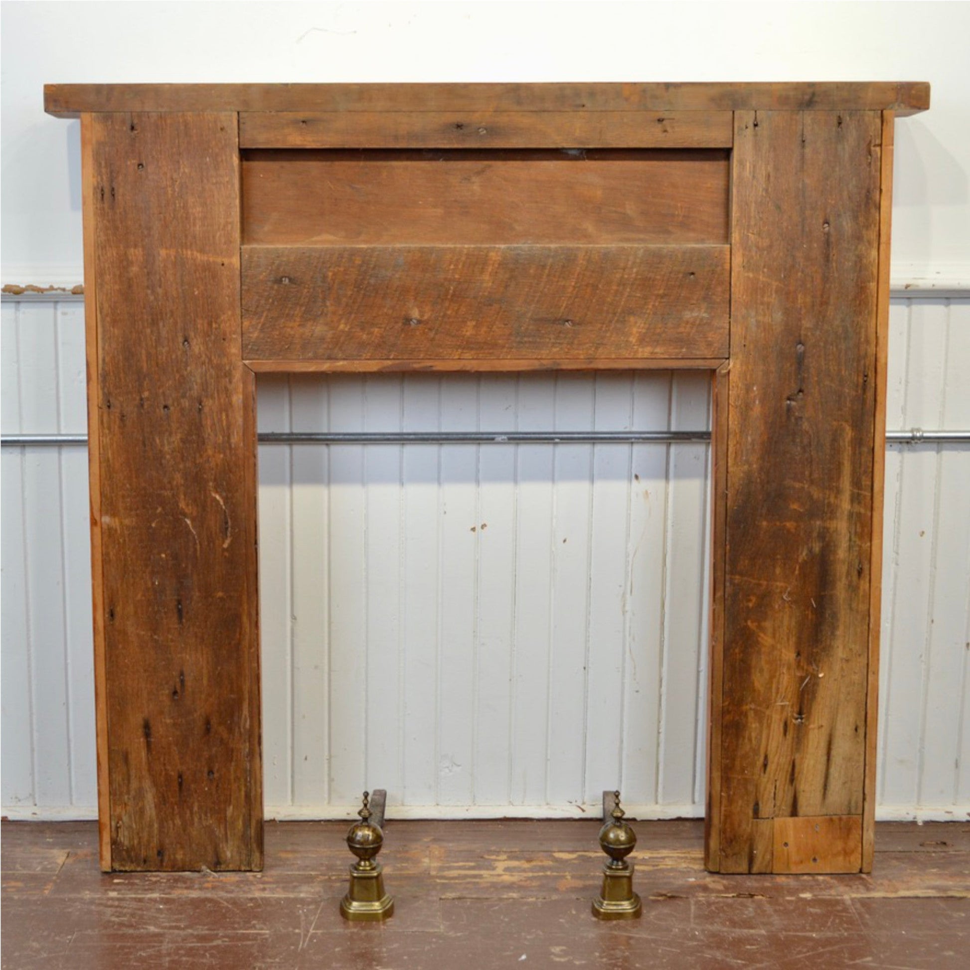 Antique Fireplace Mantel - Salvage-Garden