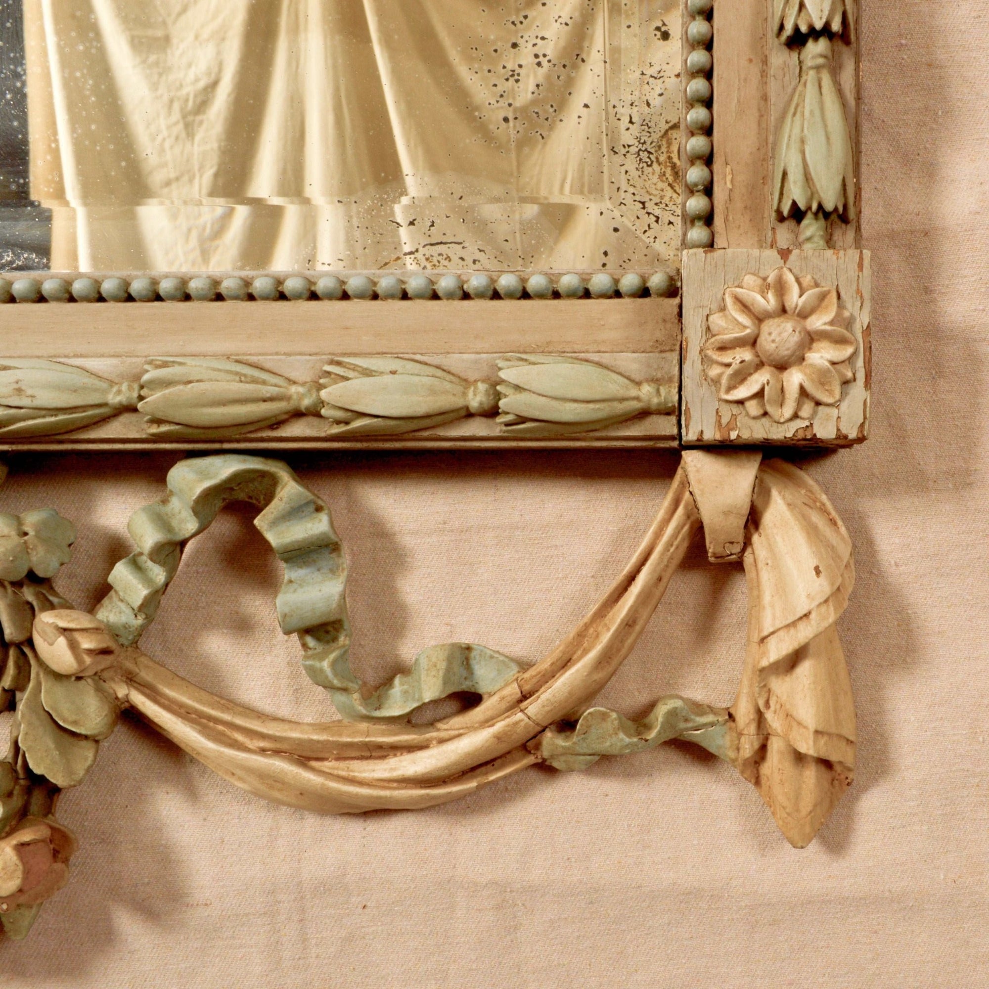 Antique French Trophy Mirror - Salvage-Garden