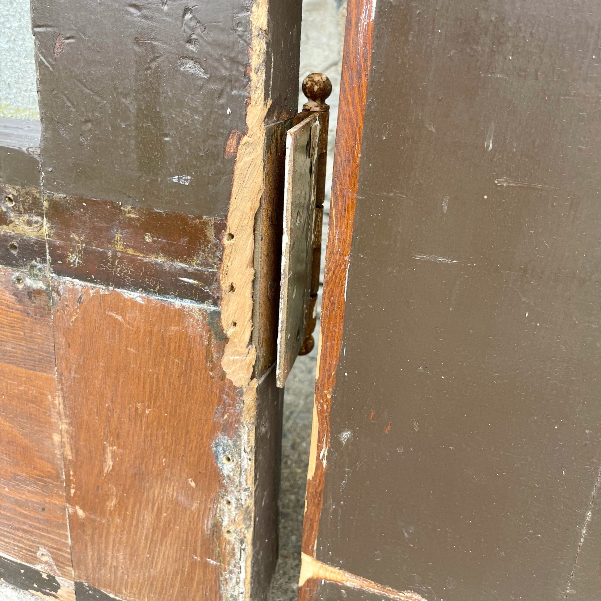 Antique Institutional Door Set - Salvage-Garden