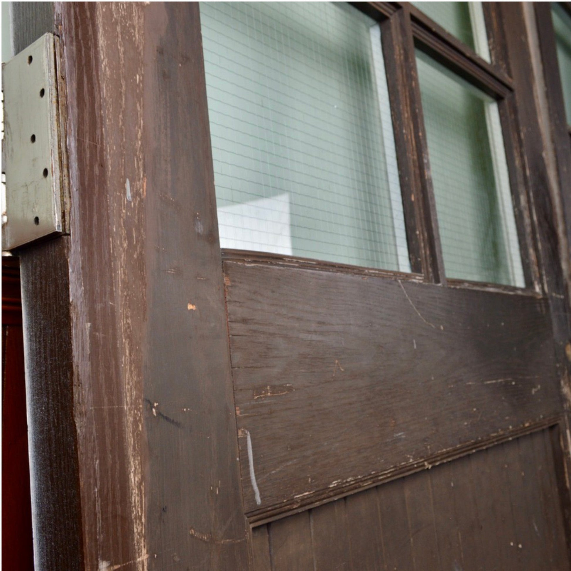 Antique Oak Institutional Doors From Montreal - Salvage-Garden