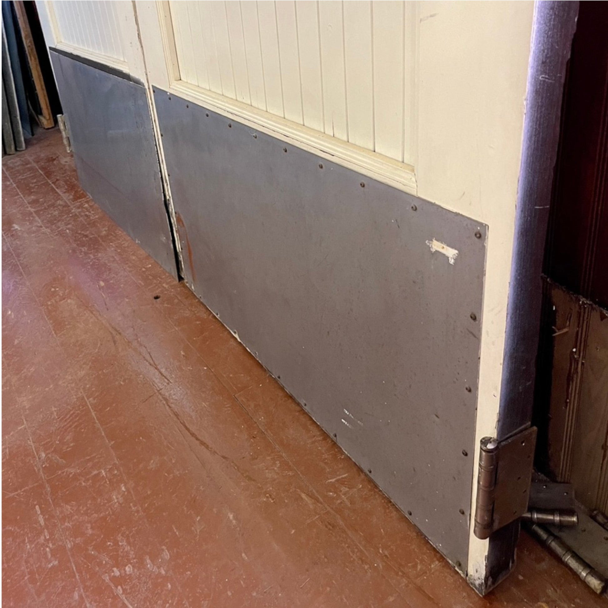 Antique Oak Institutional Doors From Montreal - Salvage-Garden