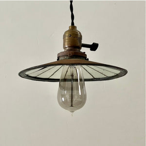 Antique Panelled Mirror Shade - Salvage-Garden