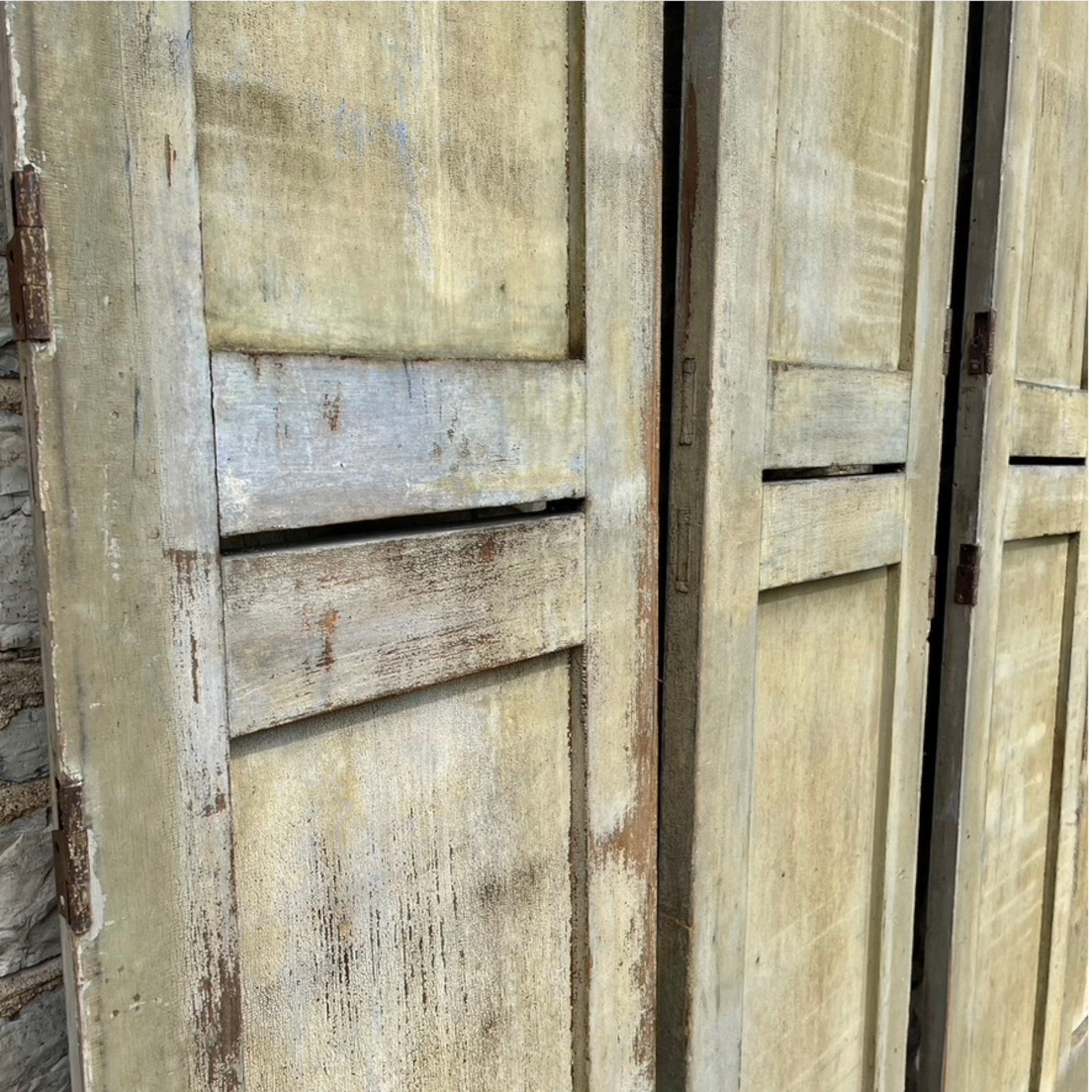 Antique Quebec Raised Panel Doors - Salvage-Garden