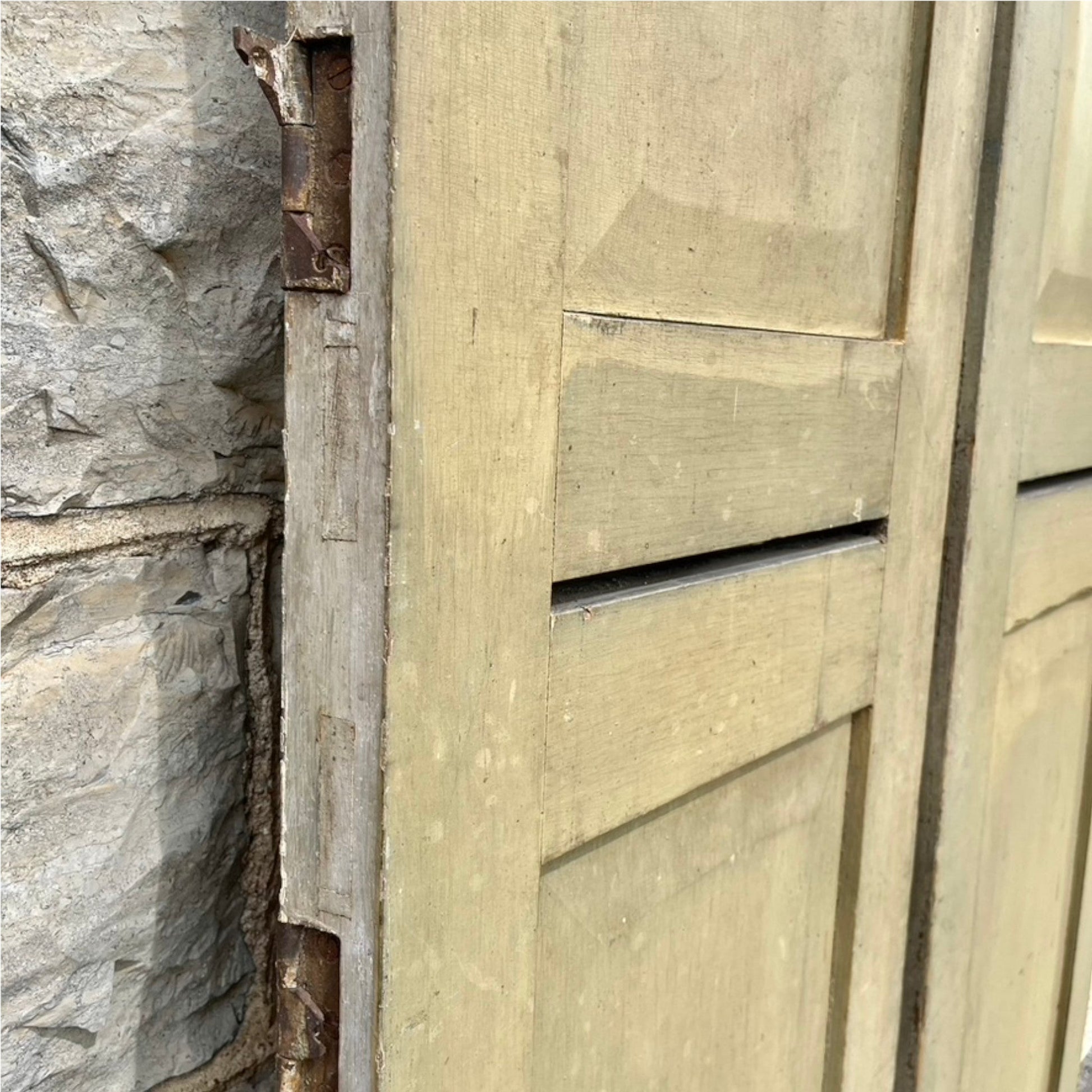 Antique Quebec Raised Panel Doors - Salvage-Garden