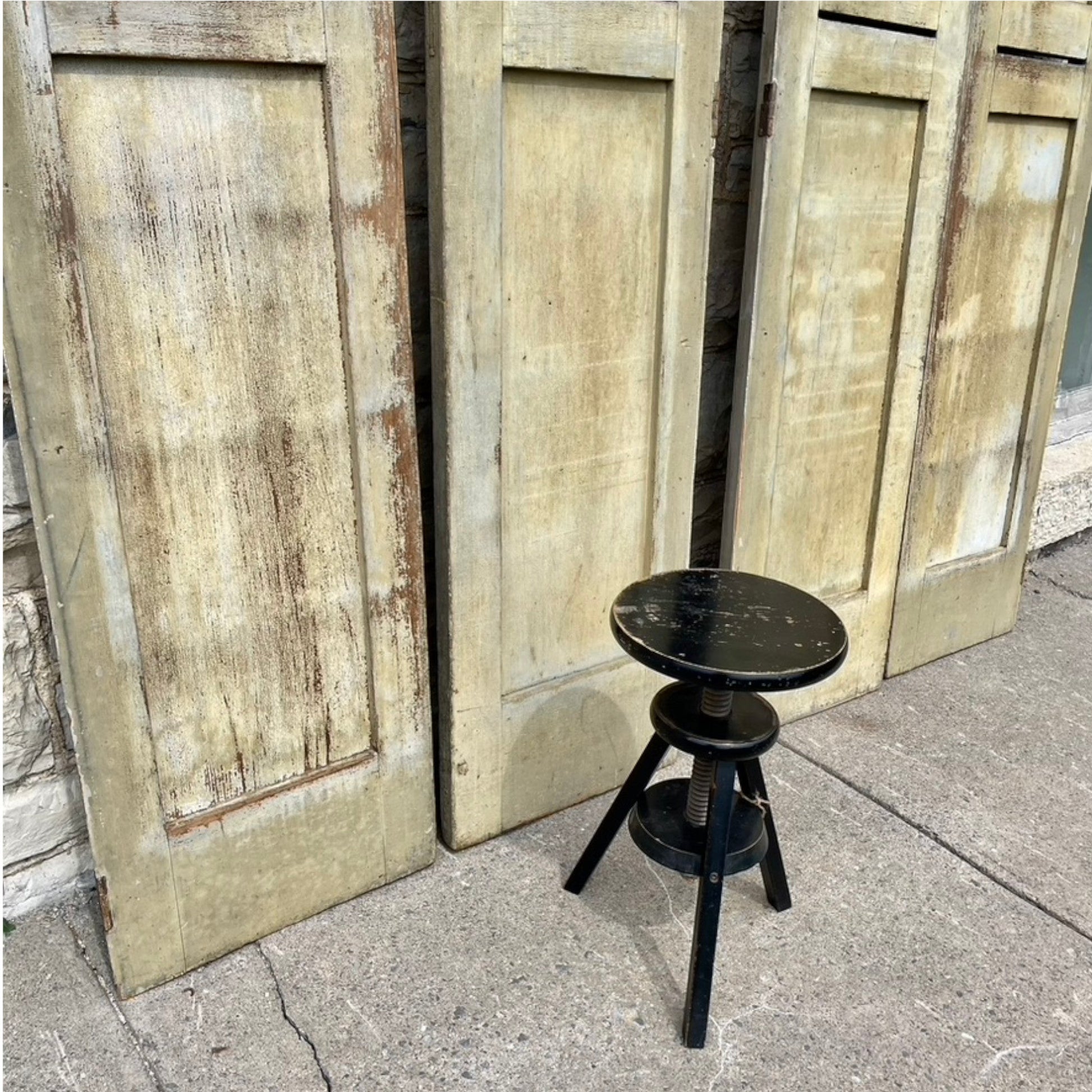 Antique Quebec Raised Panel Doors - Salvage-Garden