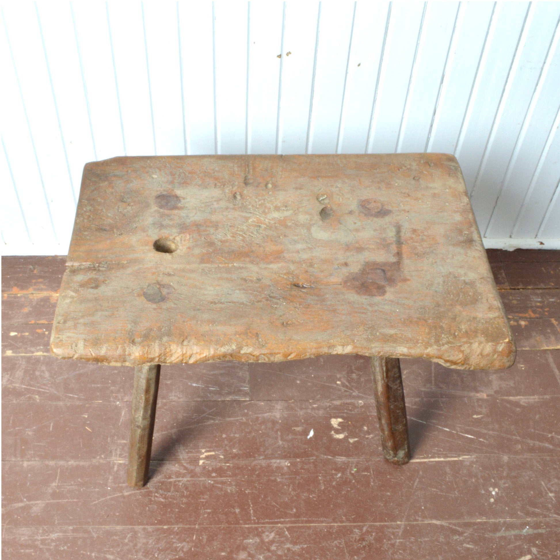 Antique Slab Table - Salvage-Garden