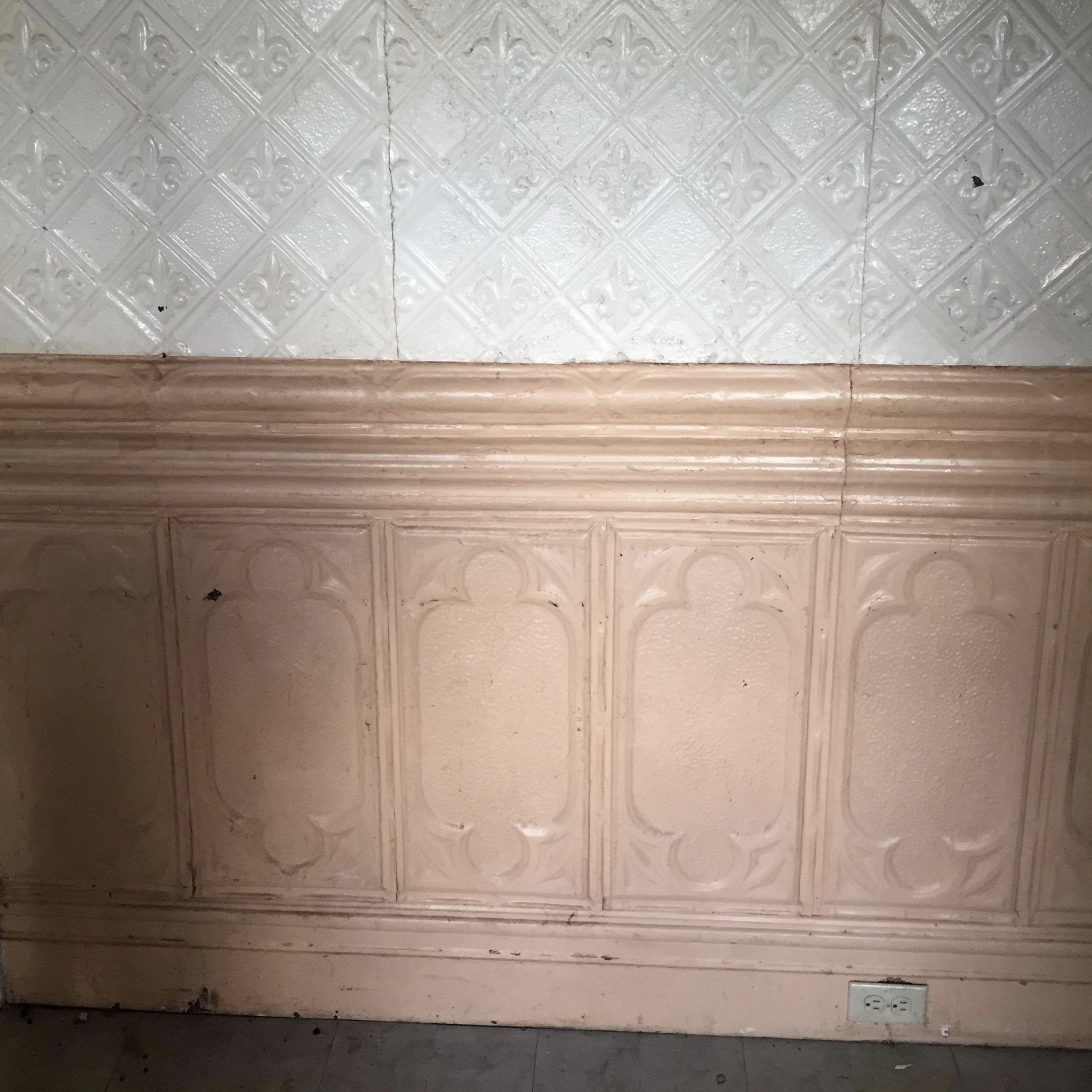 Antique Tin Wall And Ceiling Panels - Salvage-Garden