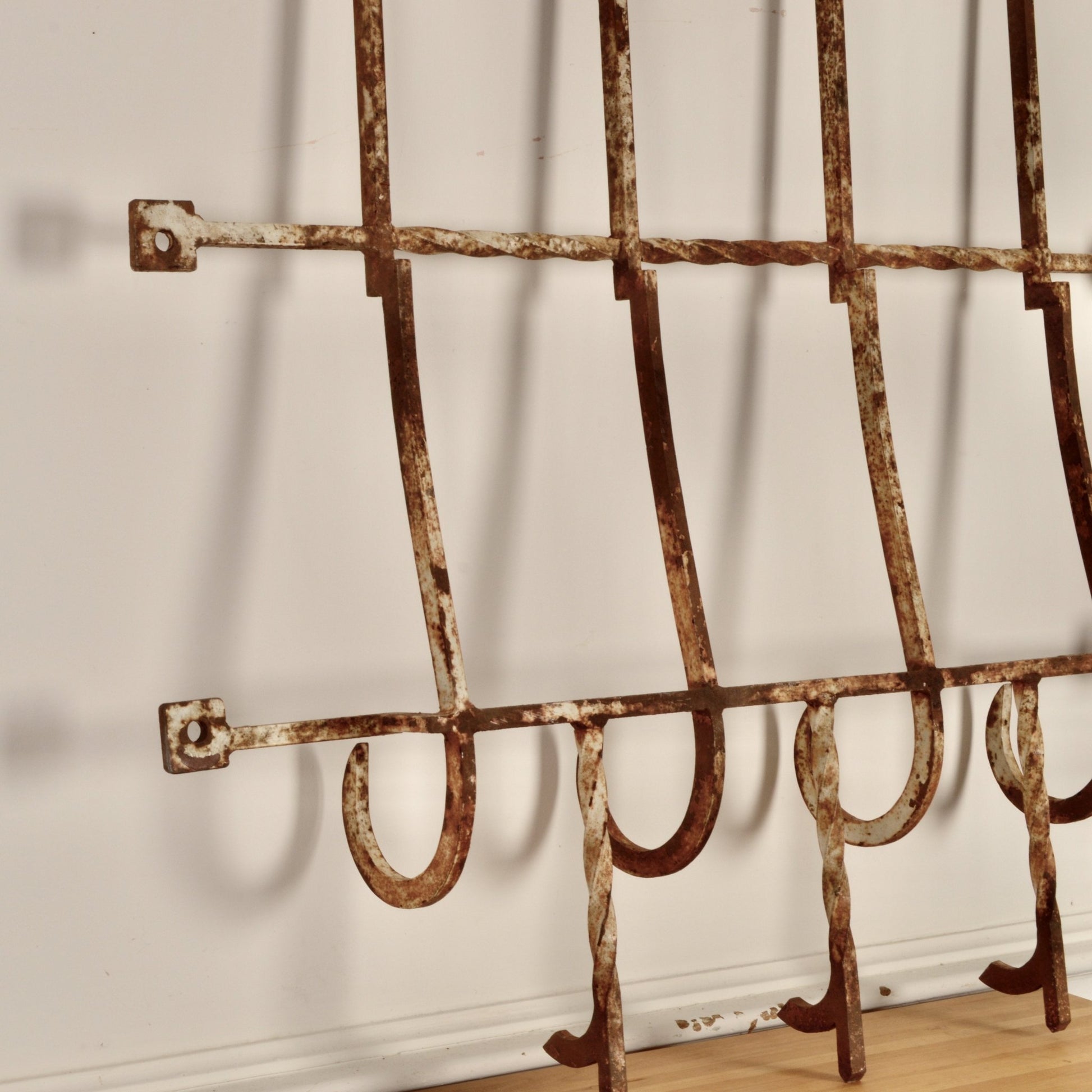 Antique Wrought Iron Window - Salvage-Garden