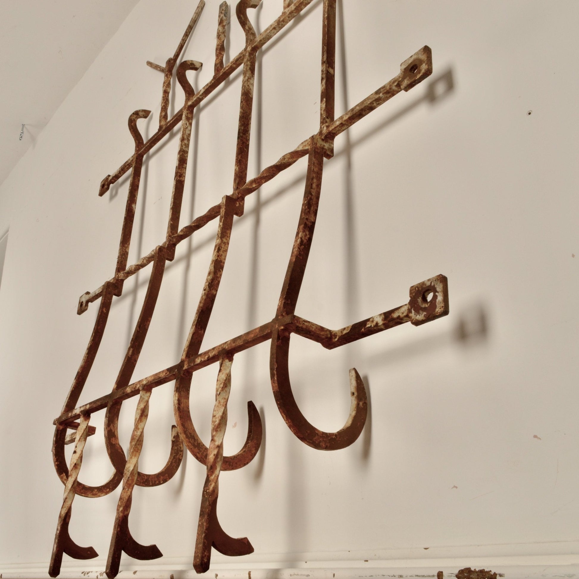 Antique Wrought Iron Window - Salvage-Garden