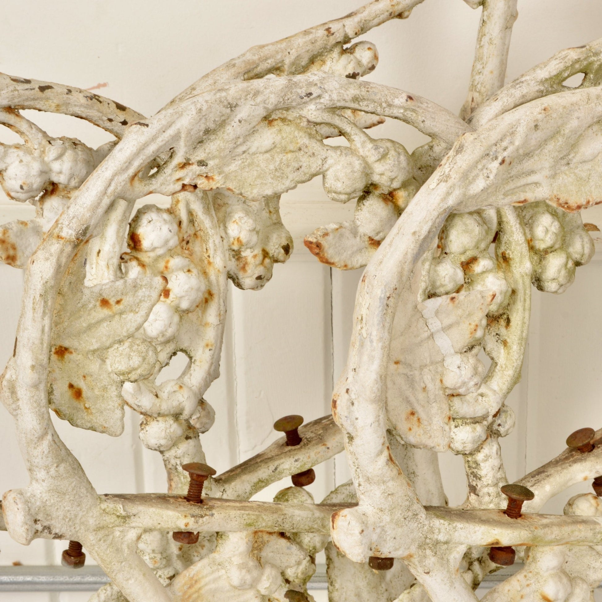 Blackberry & Bramble Cast Iron Bench Ends - Salvage-Garden