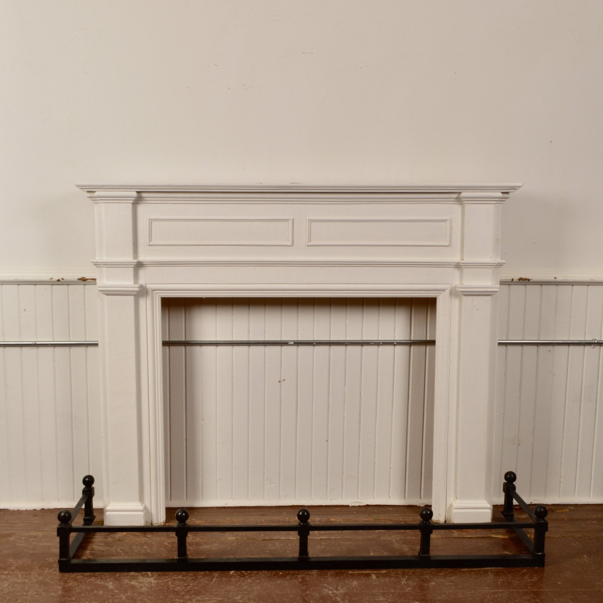 Cast Iron Fireplace Fender - Salvage-Garden