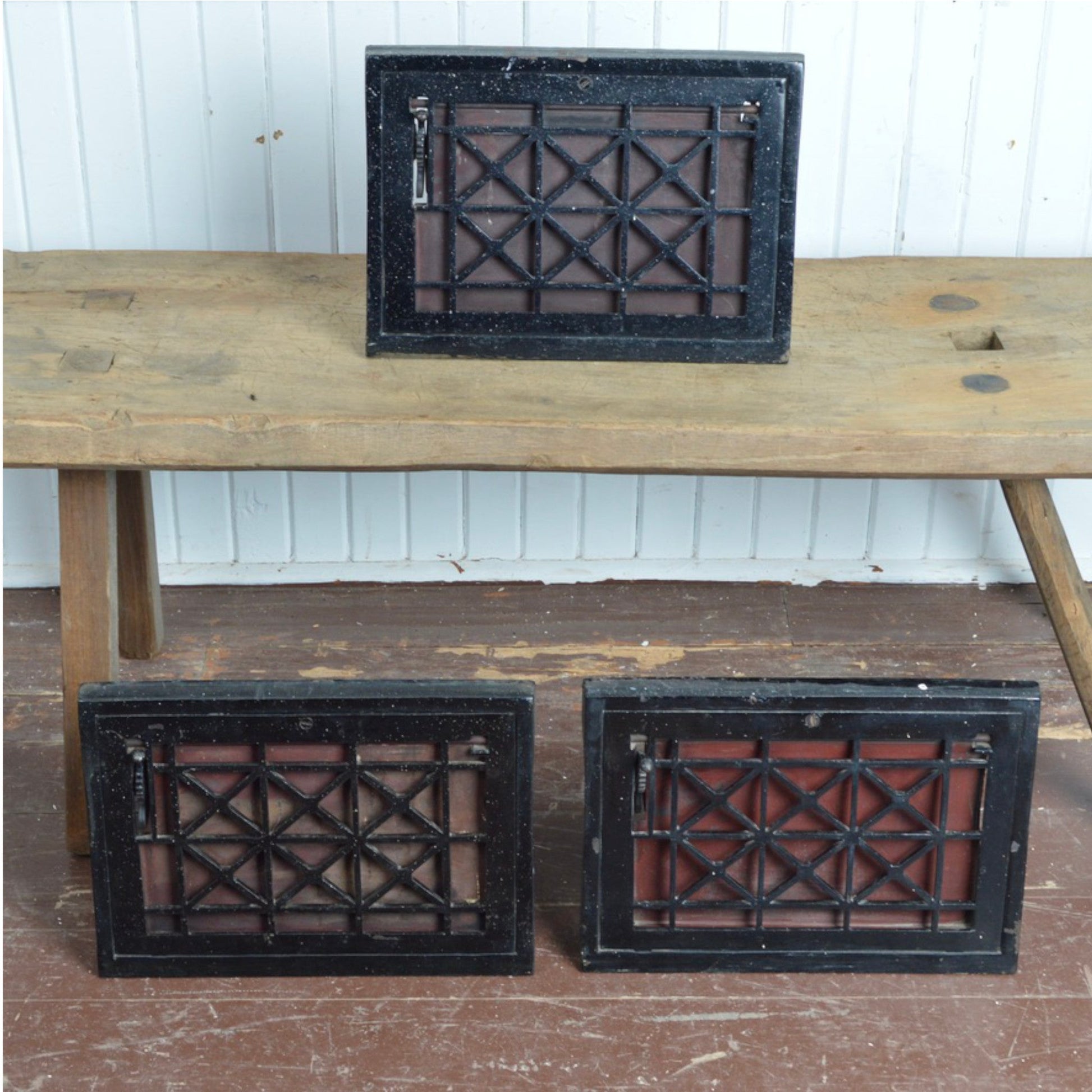 Cast Iron Heat Registers in Arts & Crafts Style - Salvage-Garden