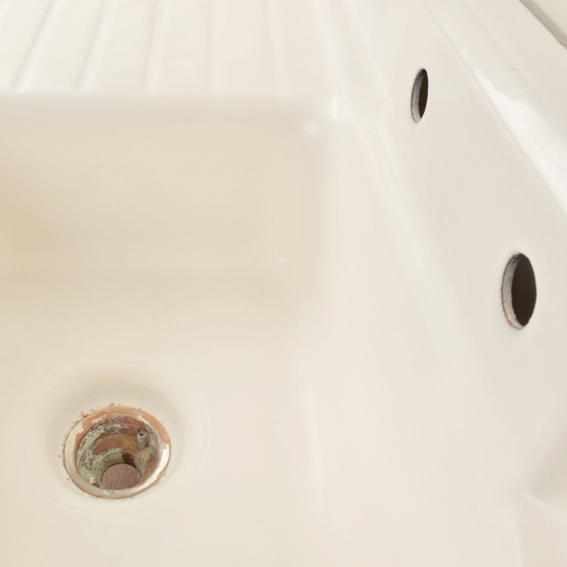 Cast Iron Porcelain Sink With Draining Board - Salvage-Garden