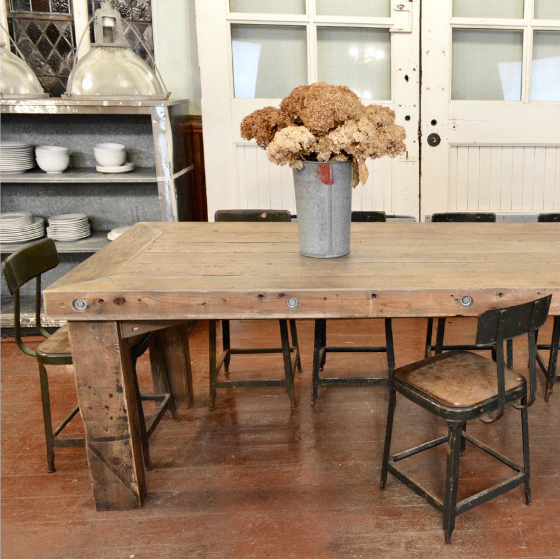 Custom Reclaimed Wood Table - Salvage-Garden